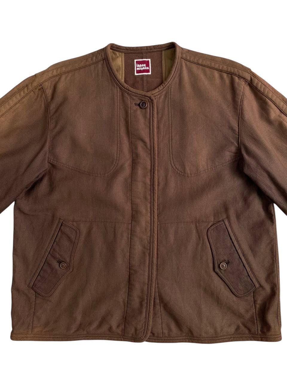 Issey Miyake Vintage 80’s Issey Miyake Collarless Sunfaded Jacket Size US M / EU 48-50 / 2 - 8 Thumbnail
