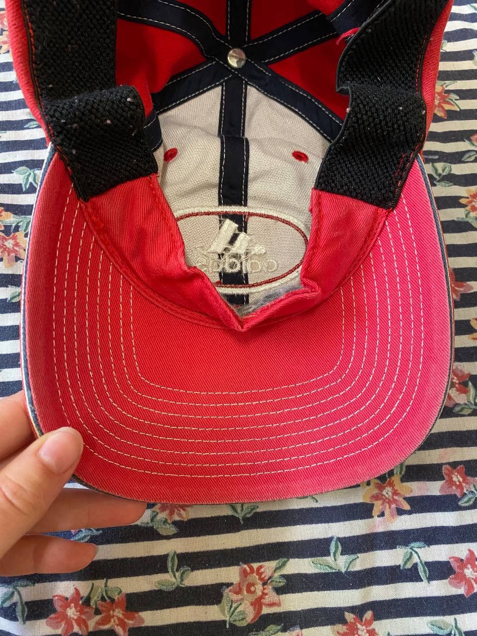 Adidas Adidas Cap Red Men's Casual Size ONE SIZE - 12 Thumbnail