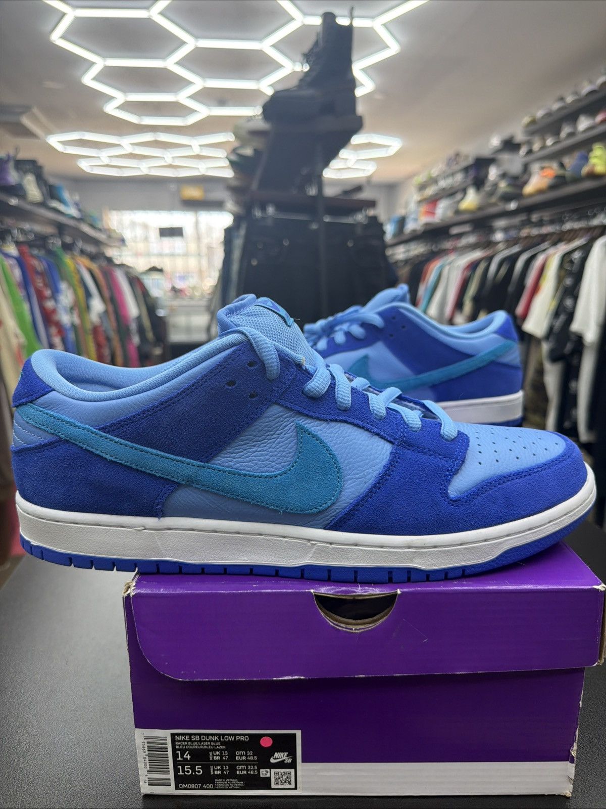Nike SB Nike SB Dunk Low Pro Blue Raspberry Fruity Pack size 14 Size US 14 / EU 47 - 1 Thumbnail