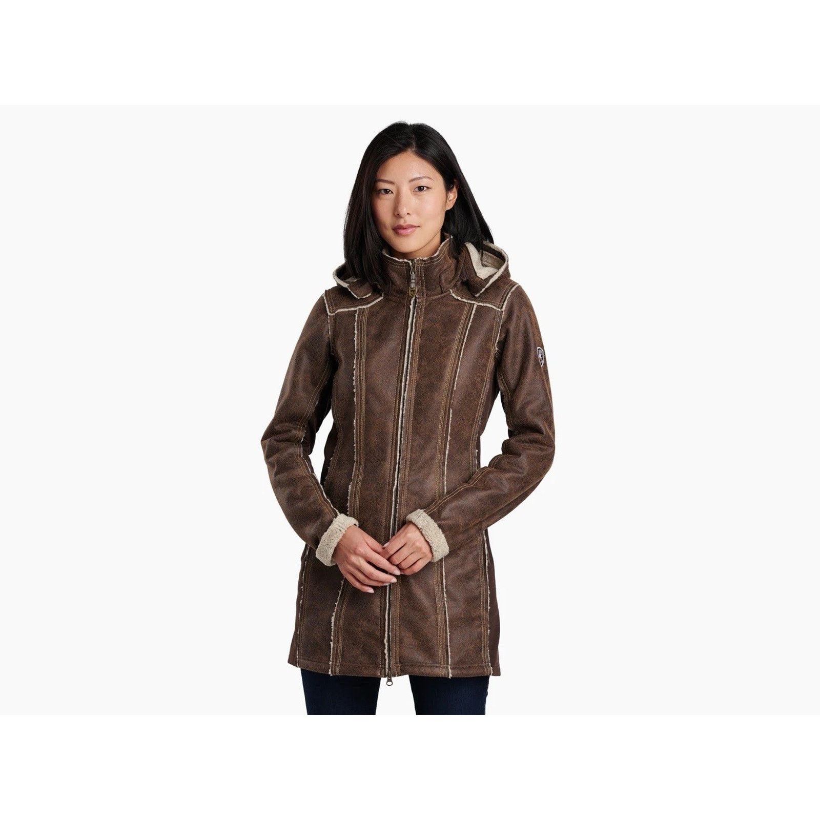 Kuhl NWOT Kuhl XL Women's Dani Sherpa Brown Wool Faux Leather Size XL / US 12-14 / IT 48-50 - 1 Thumbnail