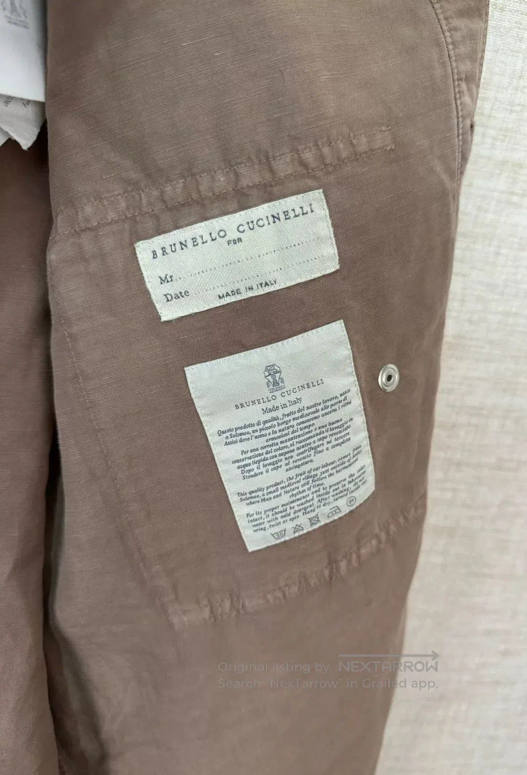 Brunello Cucinelli Brunello Cucinelli Summer Men's Shirt Jacket. Size US L / EU 52-54 / 3 - 9 Thumbnail
