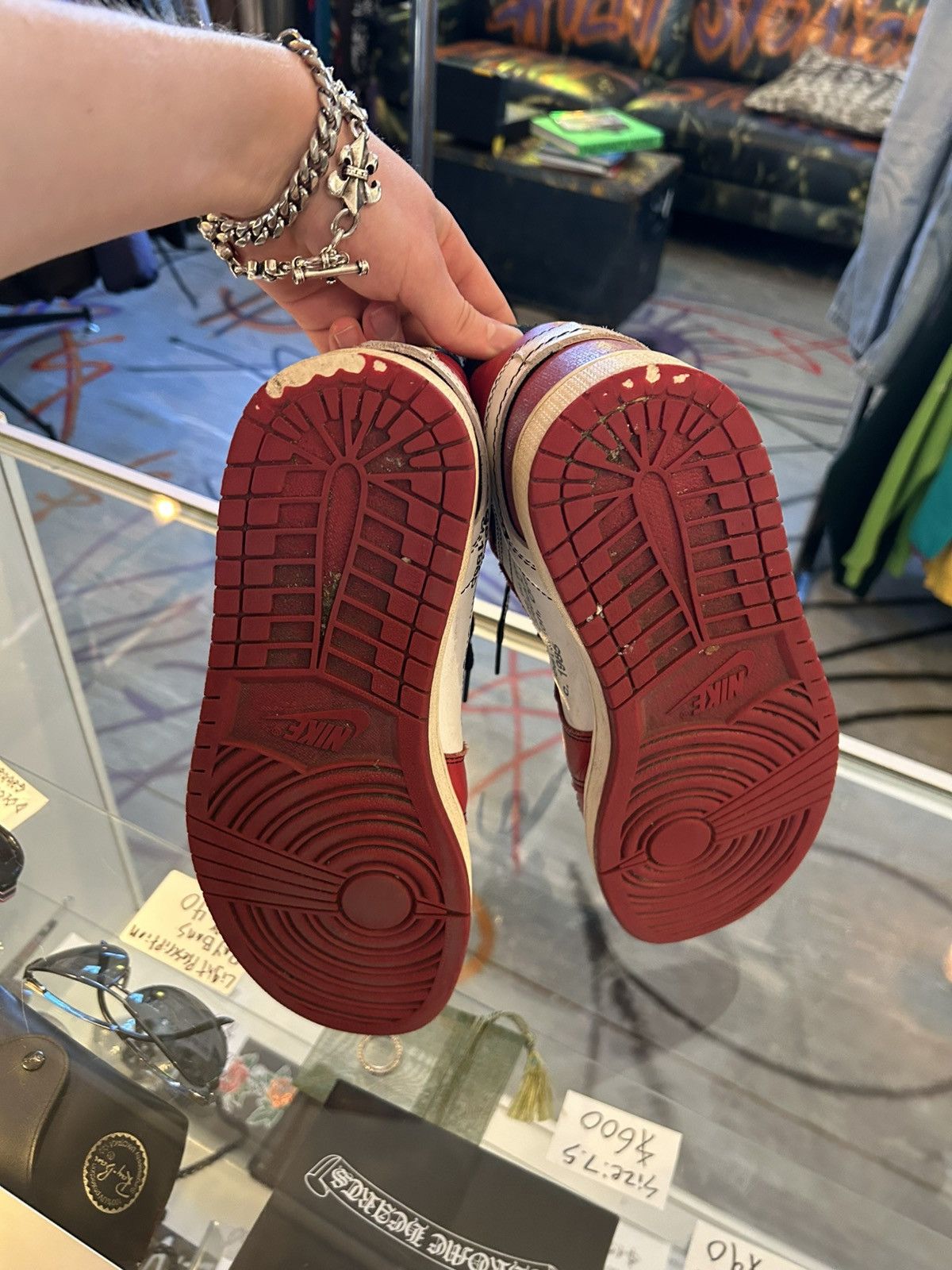 Nike × Off-White Off white Chicago jordan 1 Size US 9.5 / EU 42-43 - 6 Thumbnail