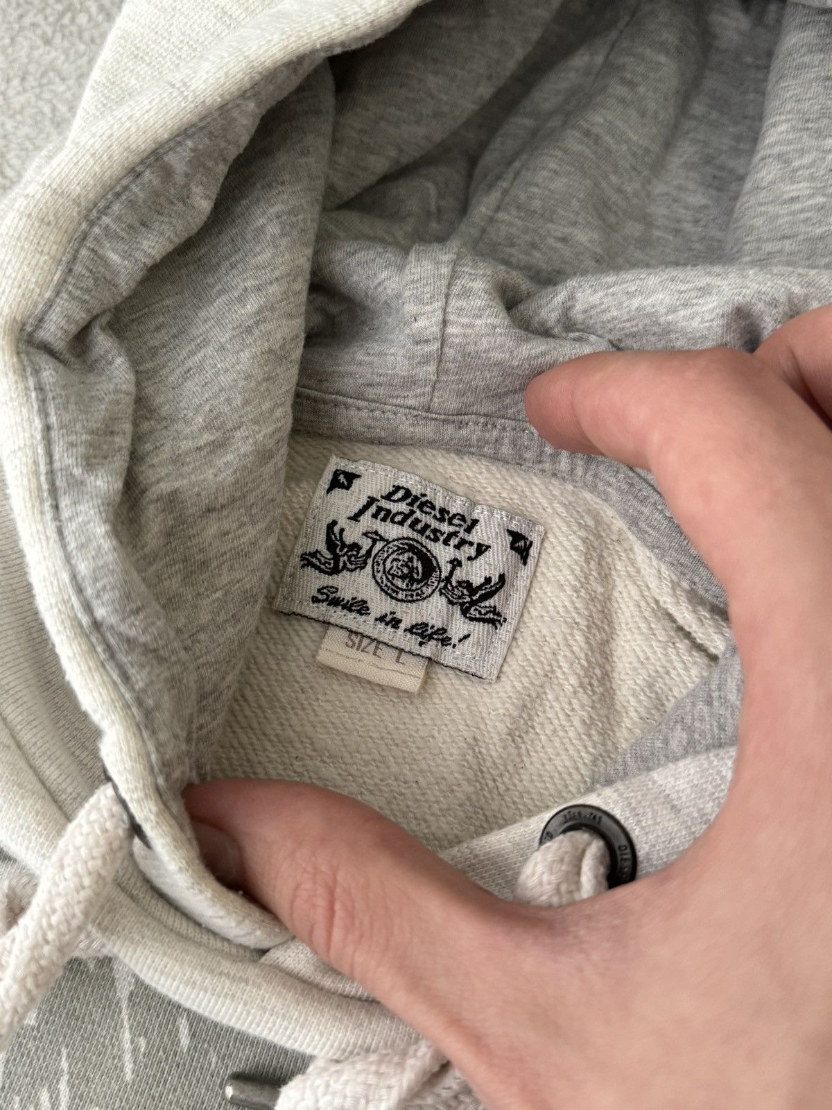 Diesel Vintage Diesel Y2K basic big logo hoodie Size US M / EU 48-50 / 2 - 9 Thumbnail