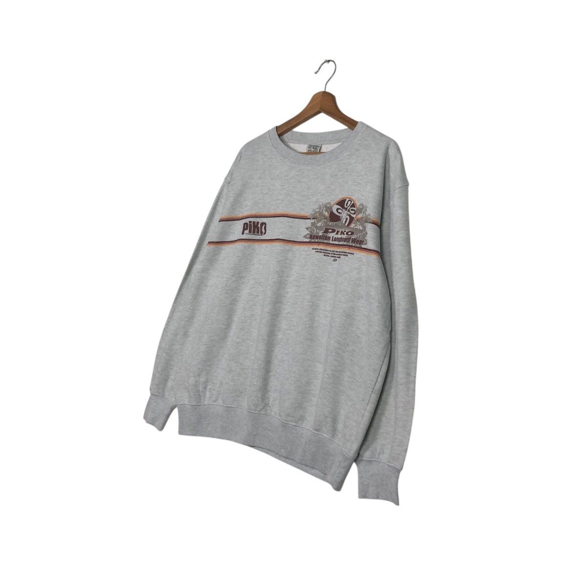 Japanese Brand × Vintage 📌Vintage Sweatshirt Piko Hawaii Design Big Logo Size US L / EU 52-54 / 3 - 3 Thumbnail