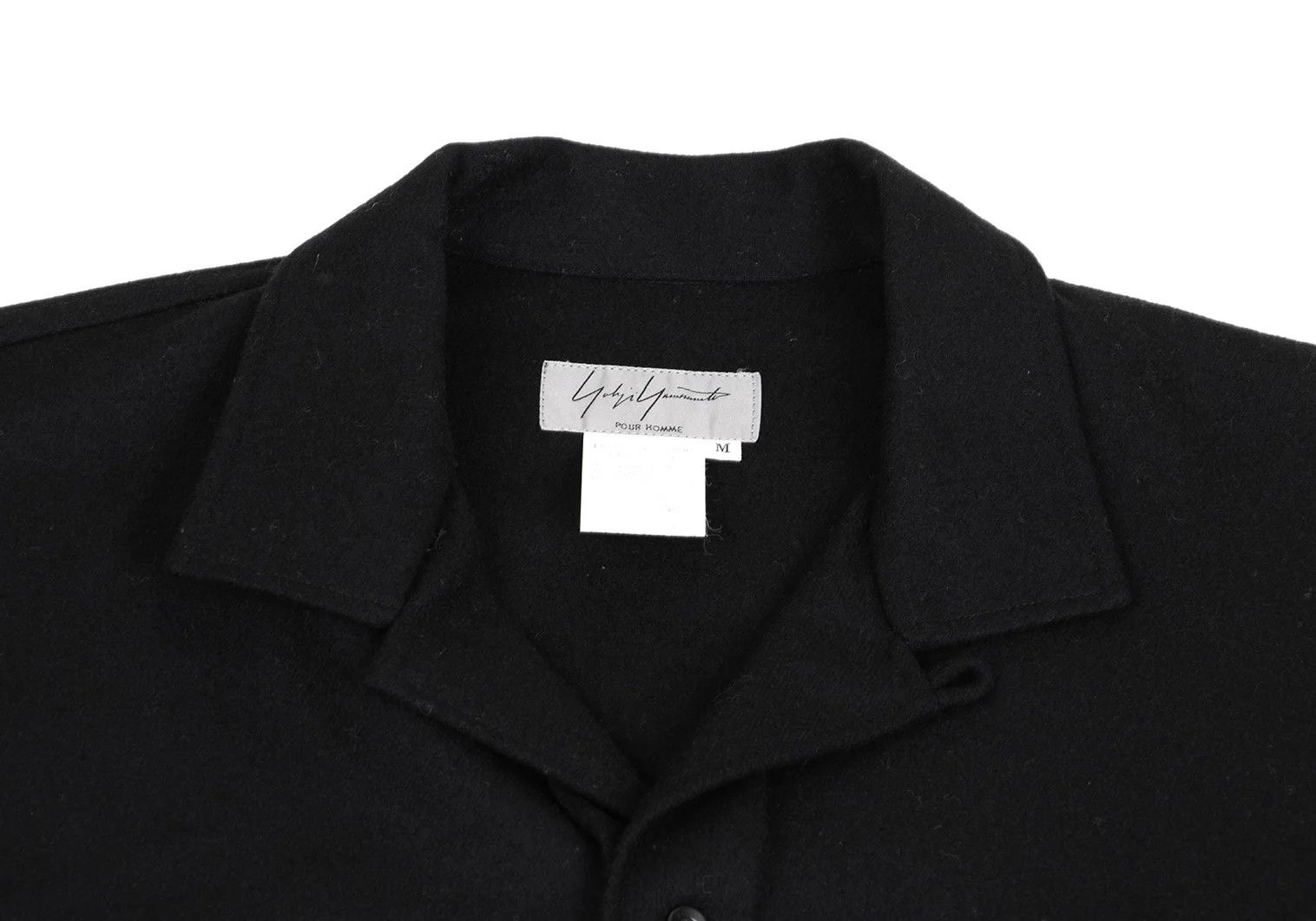 Yohji Yamamoto Yohji Yamamoto Melton Wool Inside-Out Shirt Size US M / EU 48-50 / 2 - 3 Thumbnail
