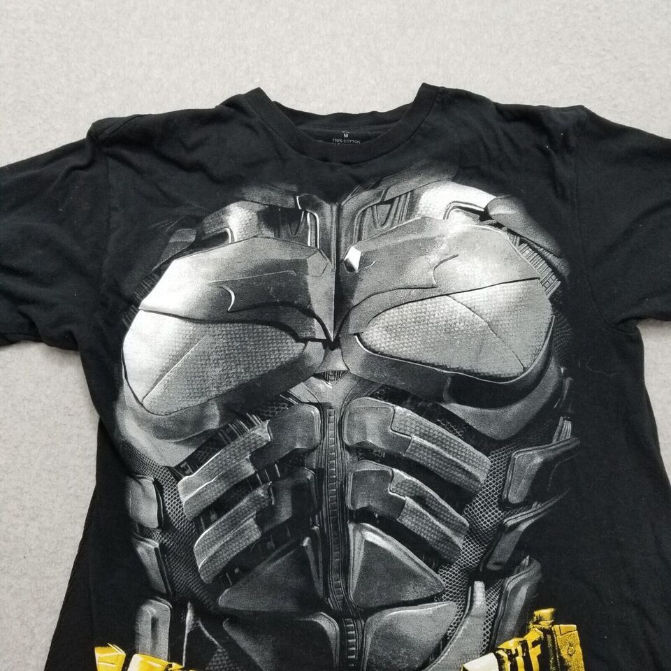 DC Comics Batman Shirt Men Medium Short Sleeve Dark Night With Cape Size US M / EU 48-50 / 2 - 8 Thumbnail