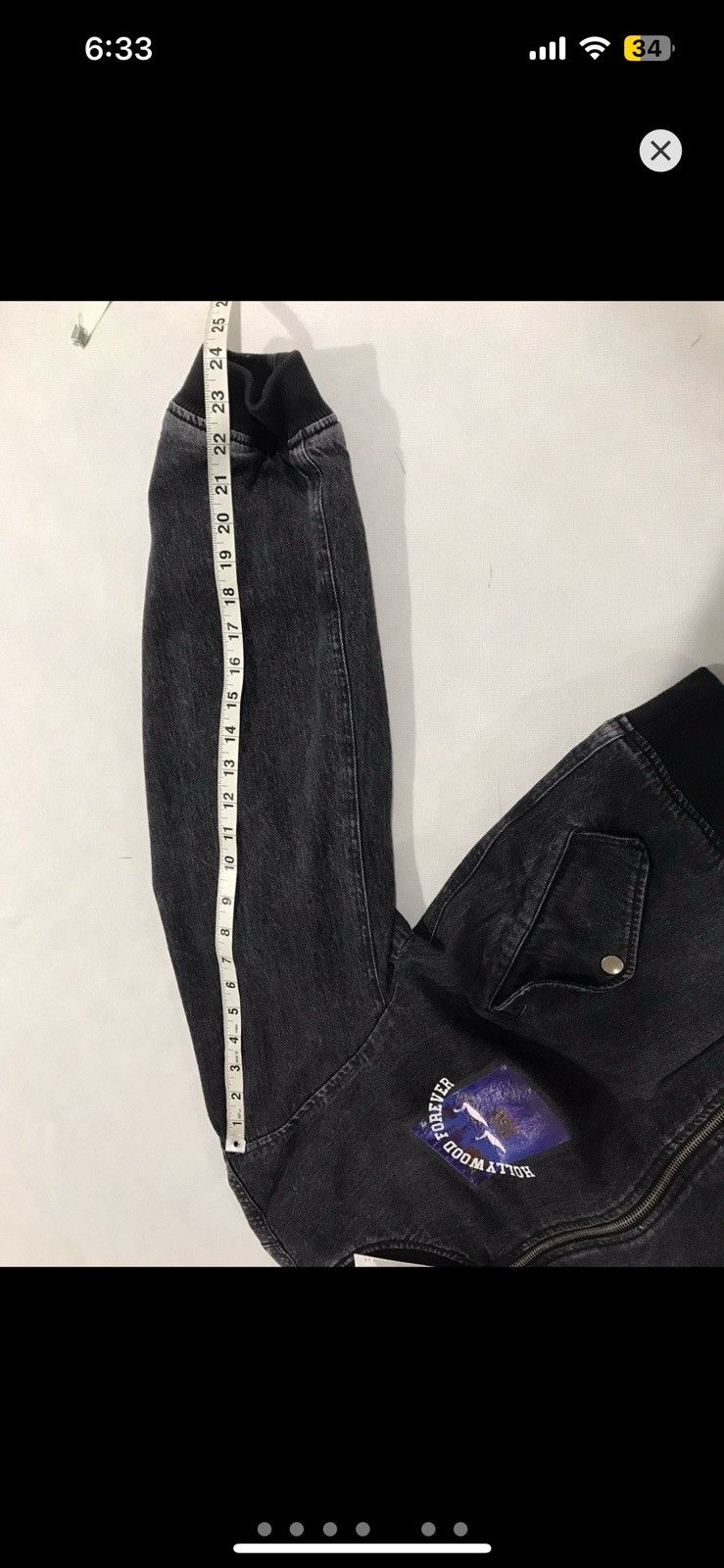 John Elliott John Elliott “Hollywood Forever” Denim Jacket Size US M / EU 48-50 / 2 - 6 Thumbnail