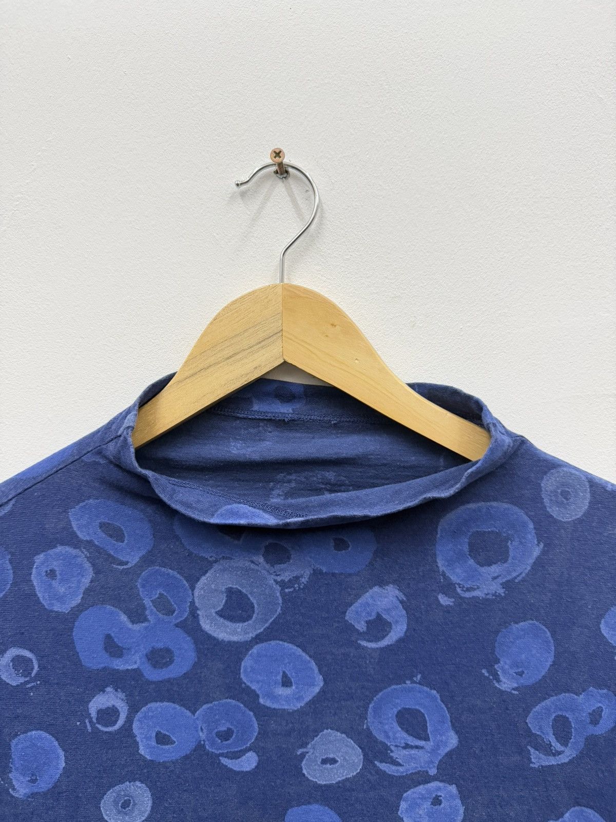Y's Ys Shibori Indigo Boxy T Shirt Size US M / EU 48-50 / 2 - 5 Thumbnail
