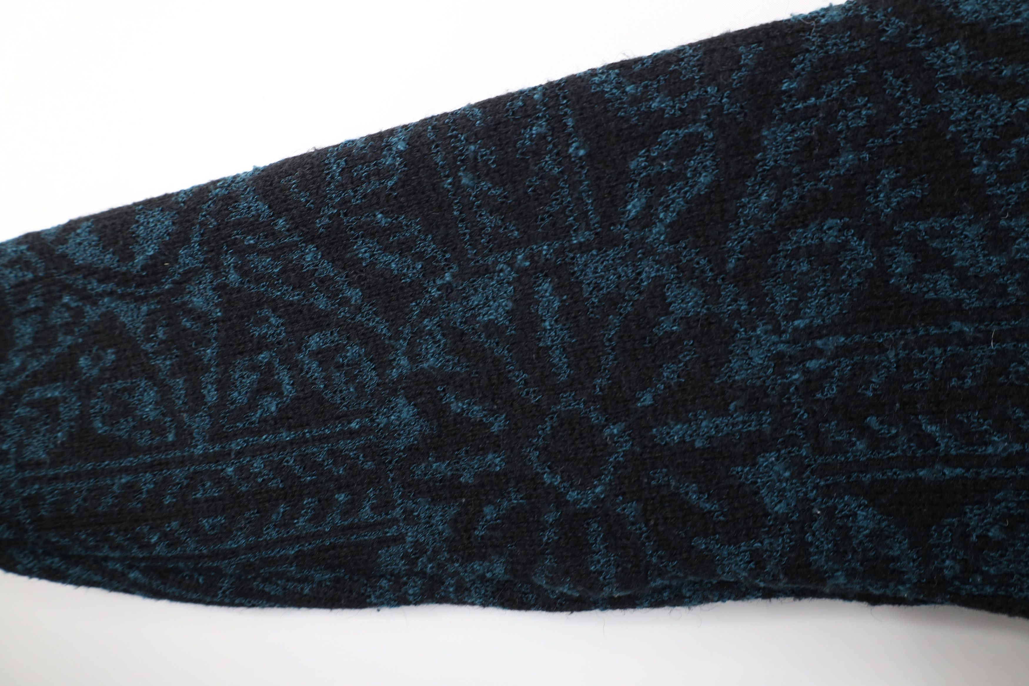 Vintage Vintage 90s Streetwear Flower Knit Crewneck Sweater Size US L / EU 52-54 / 3 - 5 Thumbnail