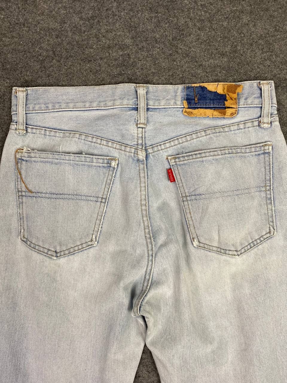 Big John vintage big john lightwash distressed denim nice design Size US 31 - 3 Thumbnail