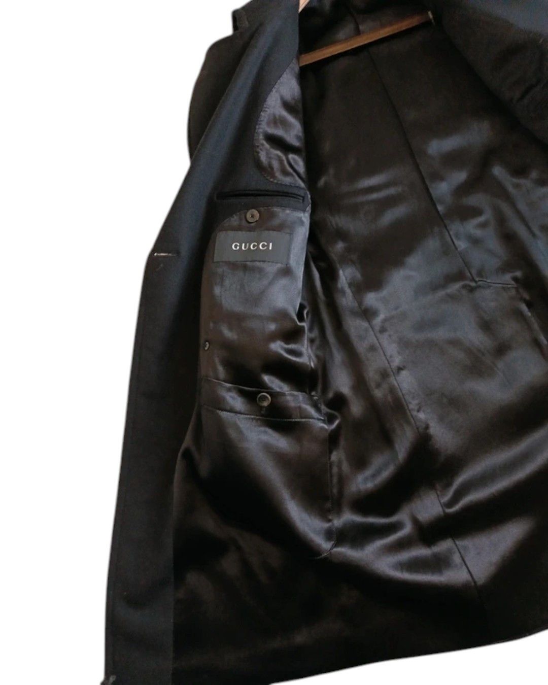 Gucci F/W 2001 DOUBLE BREASTED WOOL COAT BY TOM FORD Size US M / EU 48-50 / 2 - 5 Thumbnail