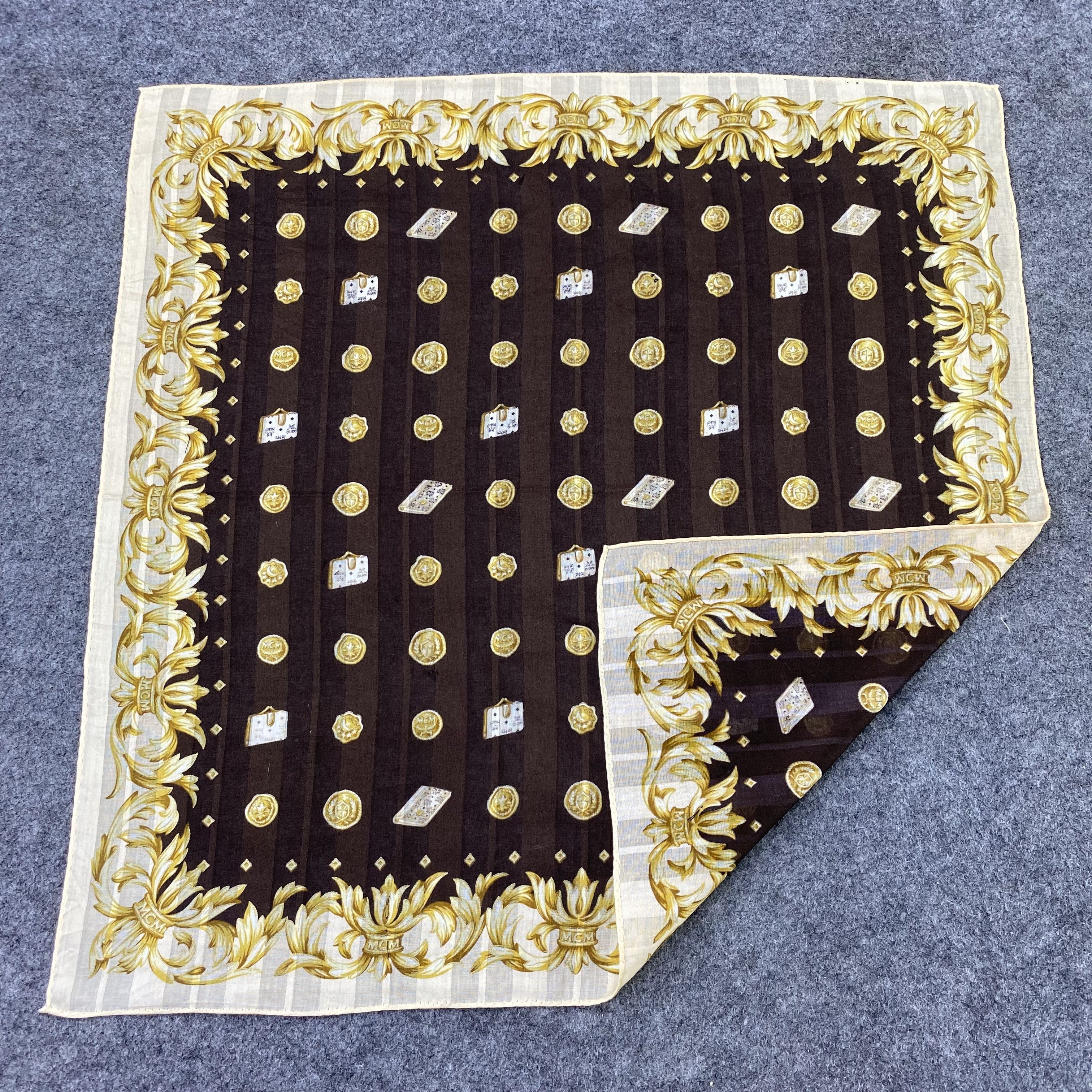 MCM MCM Handkerchief Neckerchief Bandana-B1702 Size ONE SIZE - 5 Thumbnail