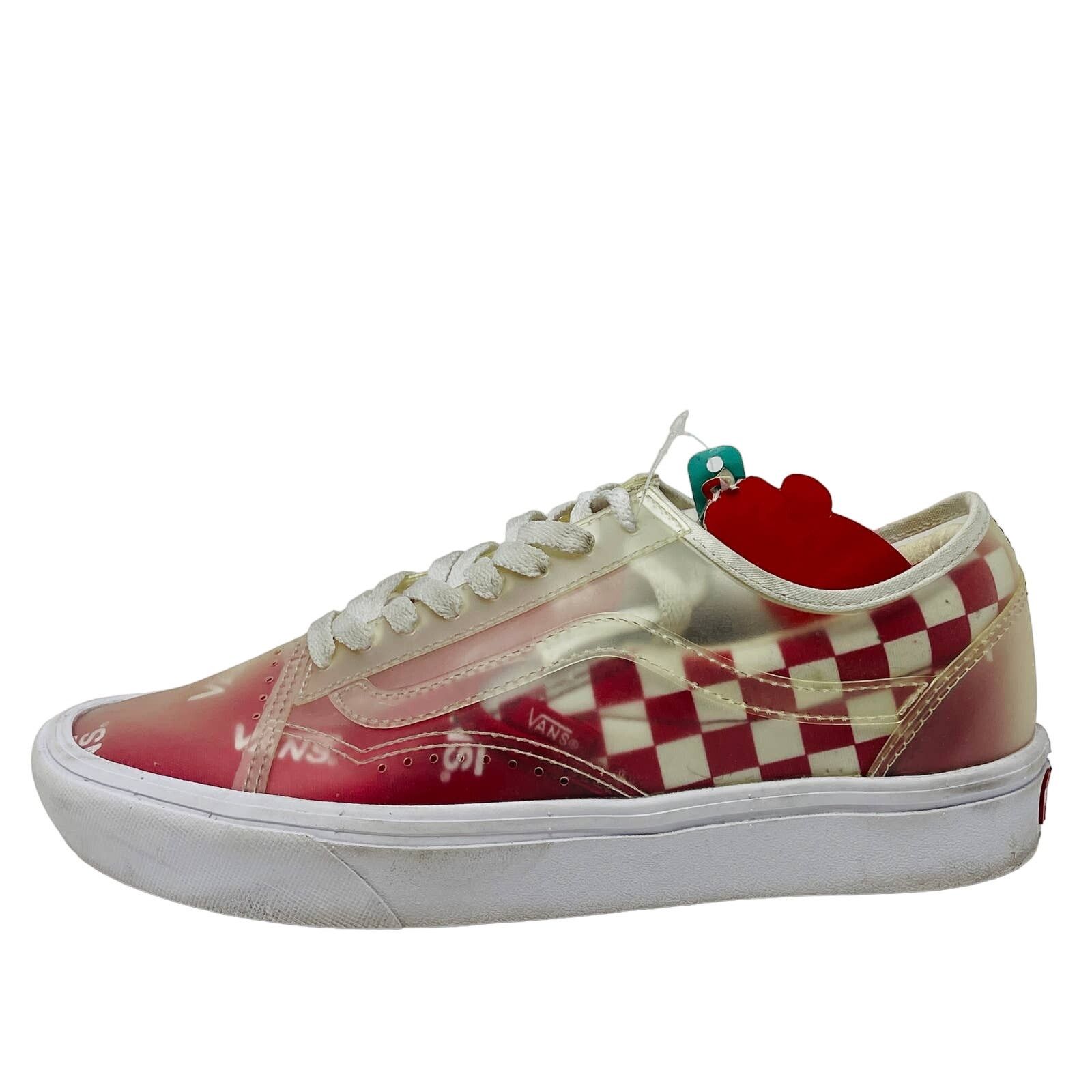 Vans VANS ComfyCush Slip-Skool Checkerboard Clear M7 W8.5 Size US 7 / EU 40 - 3 Thumbnail