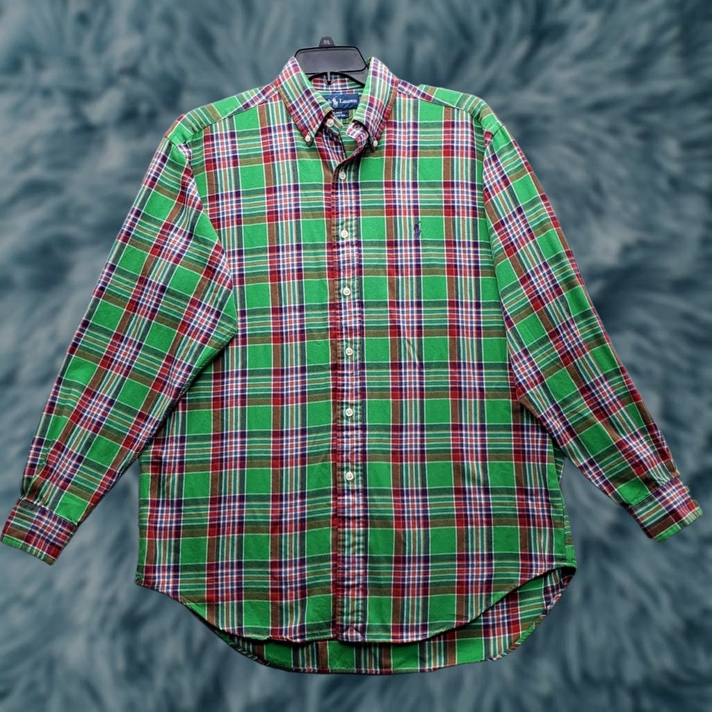 Ralph Lauren Ralph Lauren Blake Shirt Men M Multicolor Plaid Long Sleeve Button-Down Size US M / EU 48-50 / 2 - 1 Thumbnail