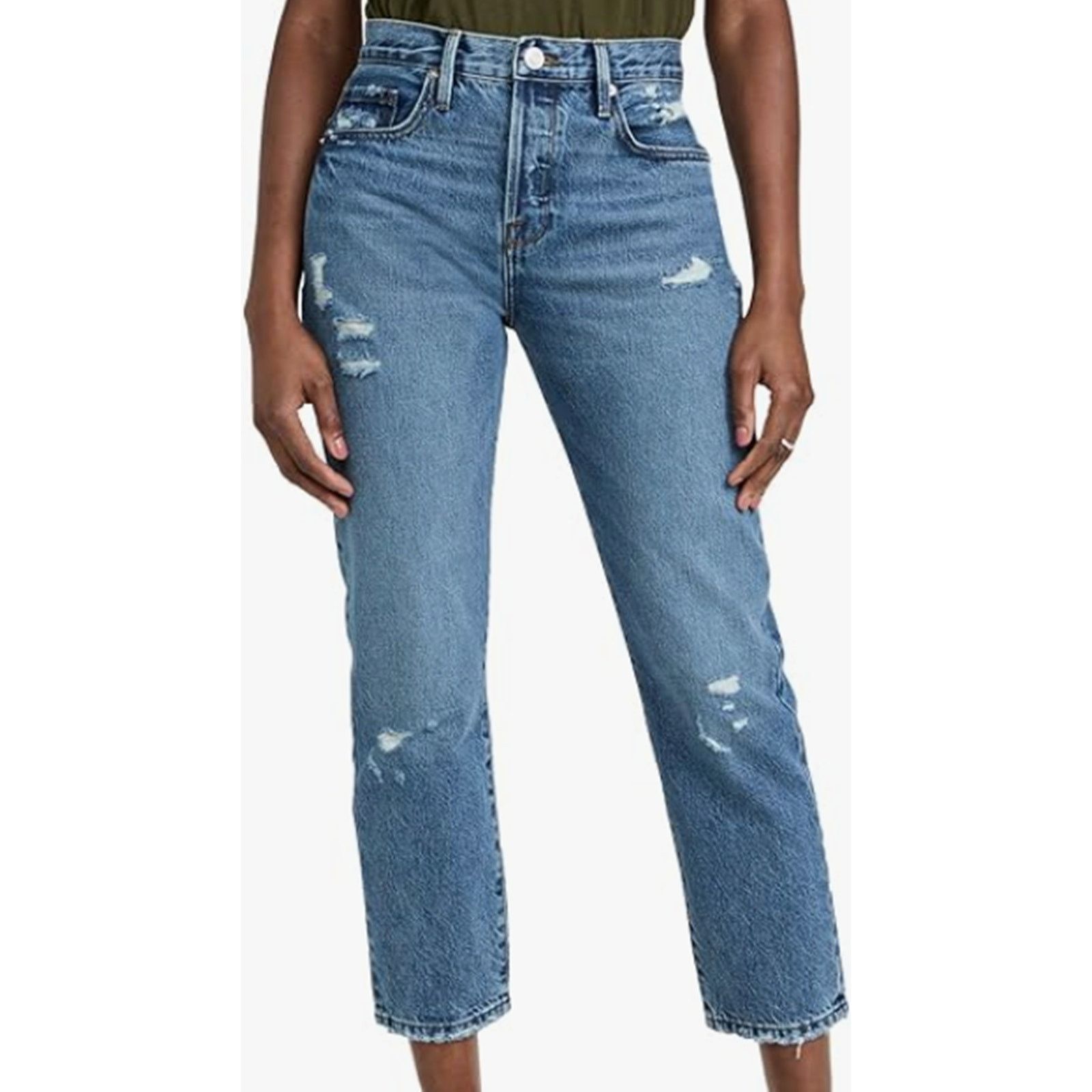 Frame FRAME Women's LE Original Jeans, Patina, Blue Size 29 Size 29" - 1 Thumbnail
