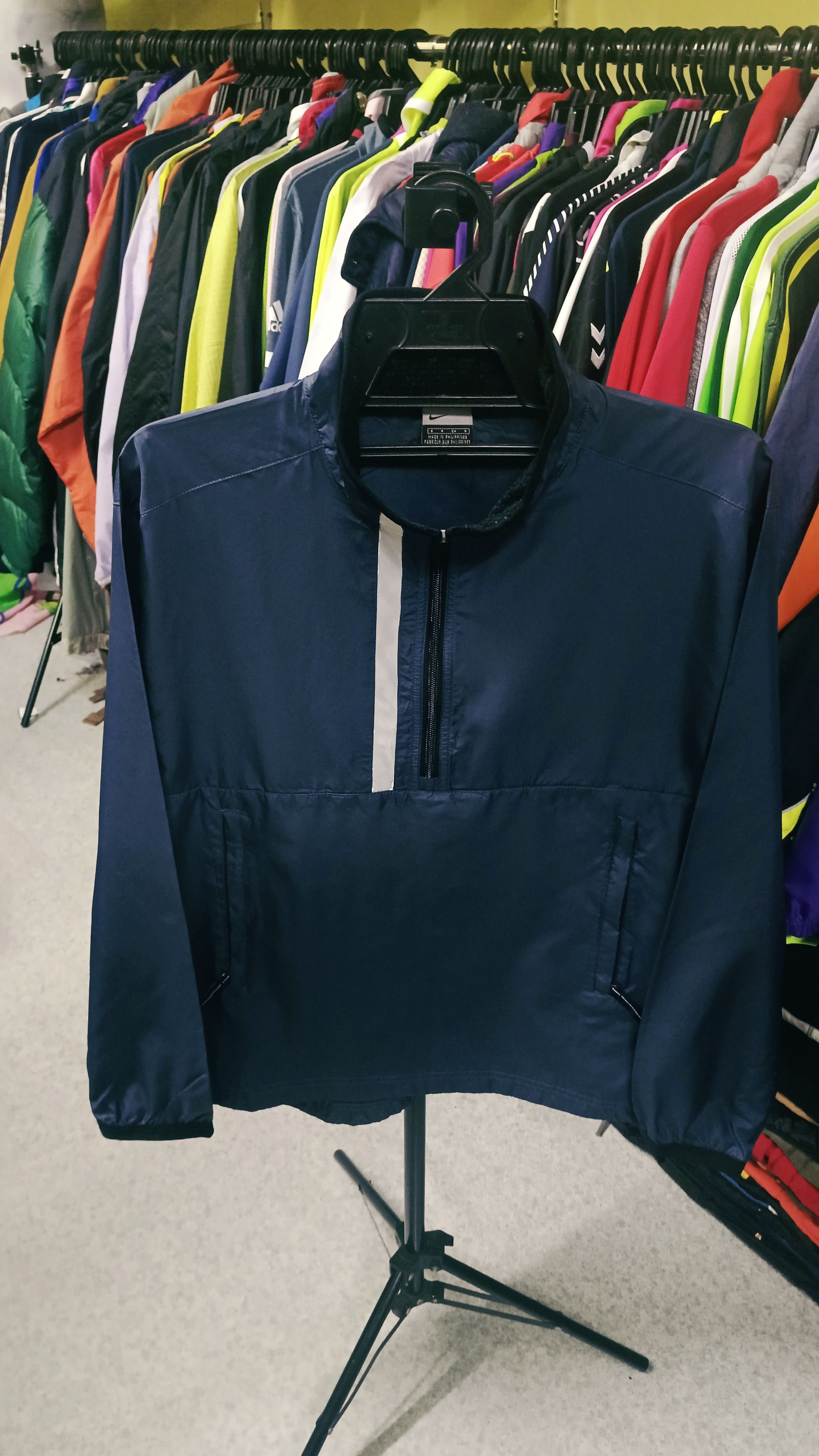Nike × Vintage Vintage Nike Half Zipper Windbreaker Size US S / EU 44-46 / 1 - 1 Thumbnail