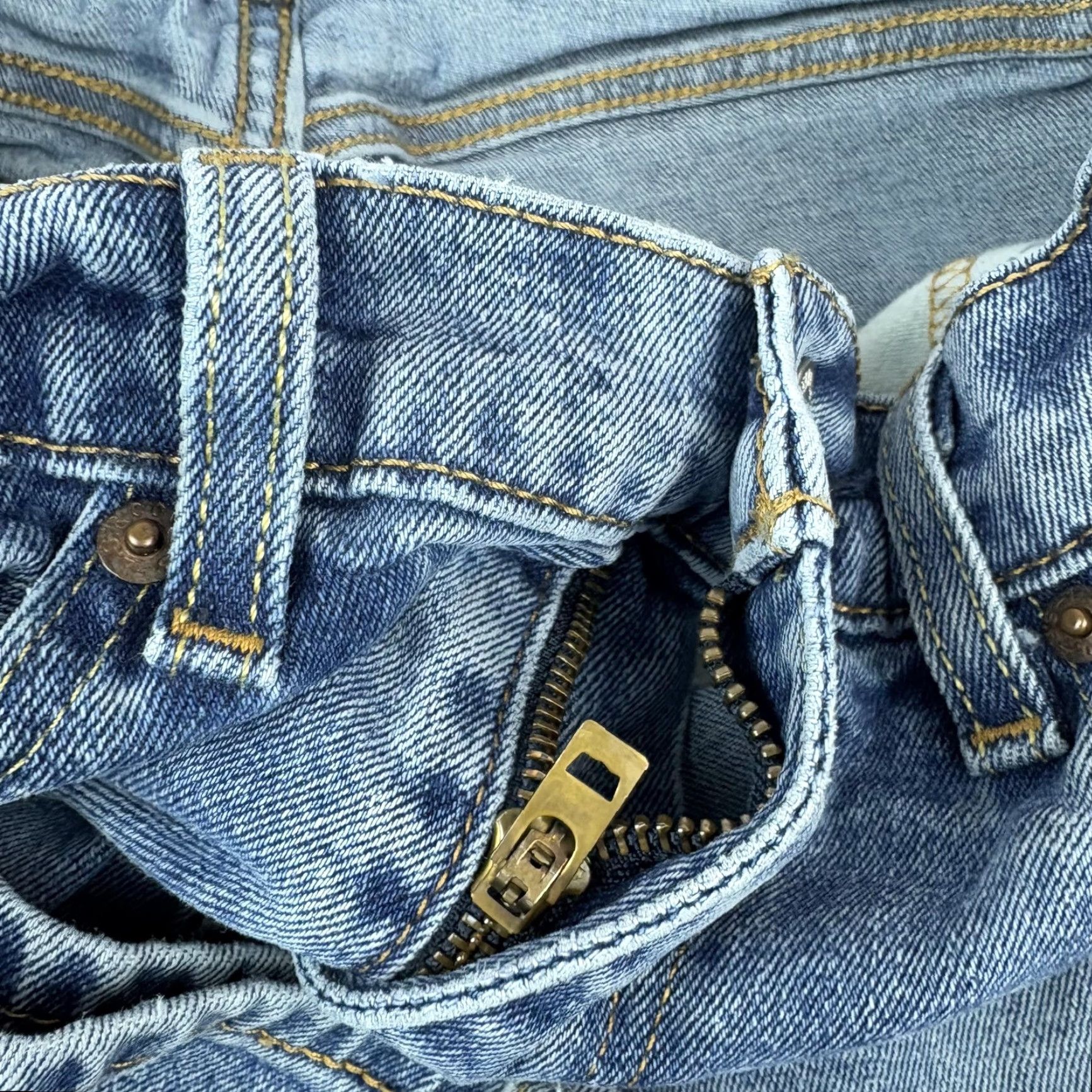 Levi's Levi's 505 Jeans Mens Regular Straight 32x30 Medium Blue Denim Size US 32 / EU 48 - 7 Thumbnail