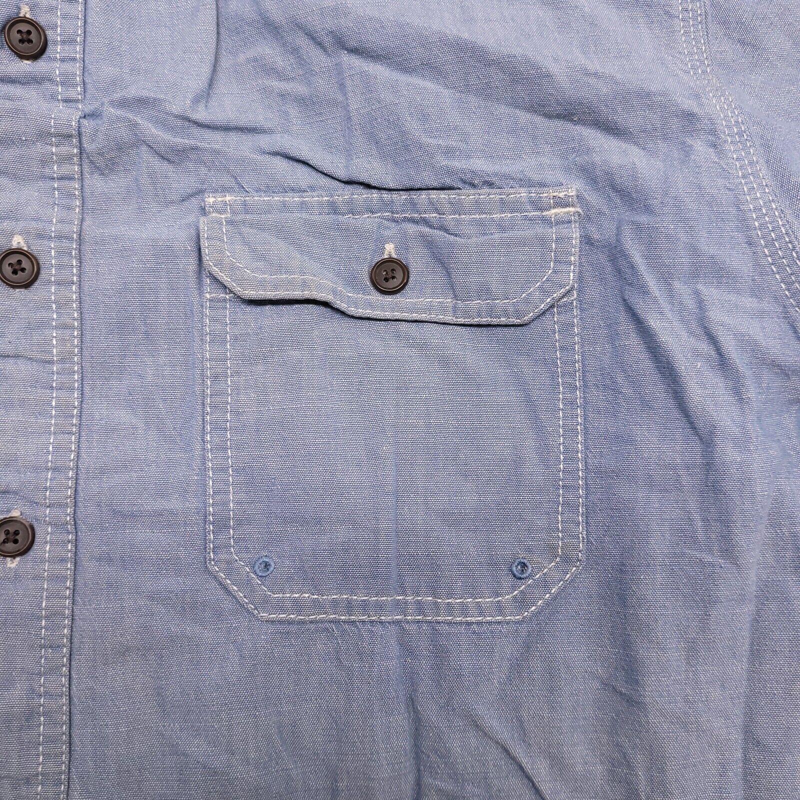 Eddie Bauer Eddie Bauer Casual Button Up Shirt Mens Size Large L Blue Size US L / EU 52-54 / 3 - 4 Thumbnail