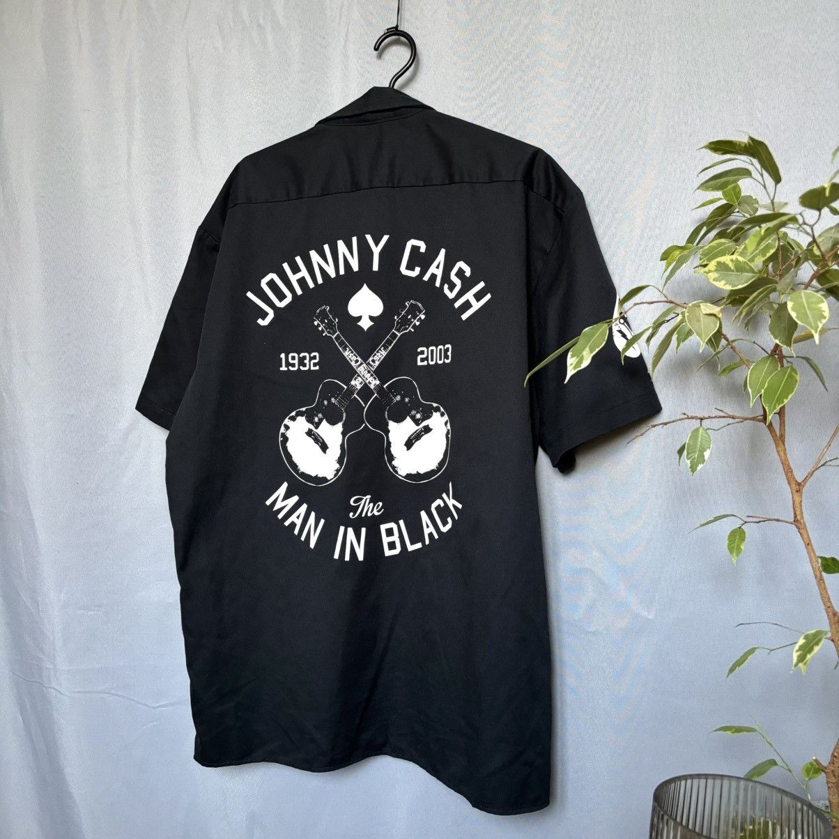 Dickies Dickies Johny Cash shirt button up black large vintage rare Size US L / EU 52-54 / 3 - 2 Thumbnail