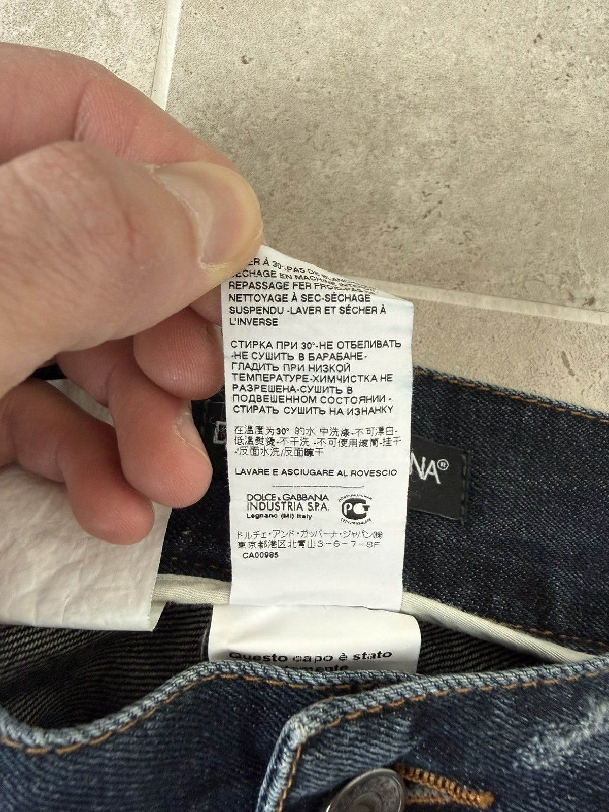 Dolce & Gabbana Dolce & Gabanna Denim Jeans Size US 36 / EU 52 - 9 Thumbnail