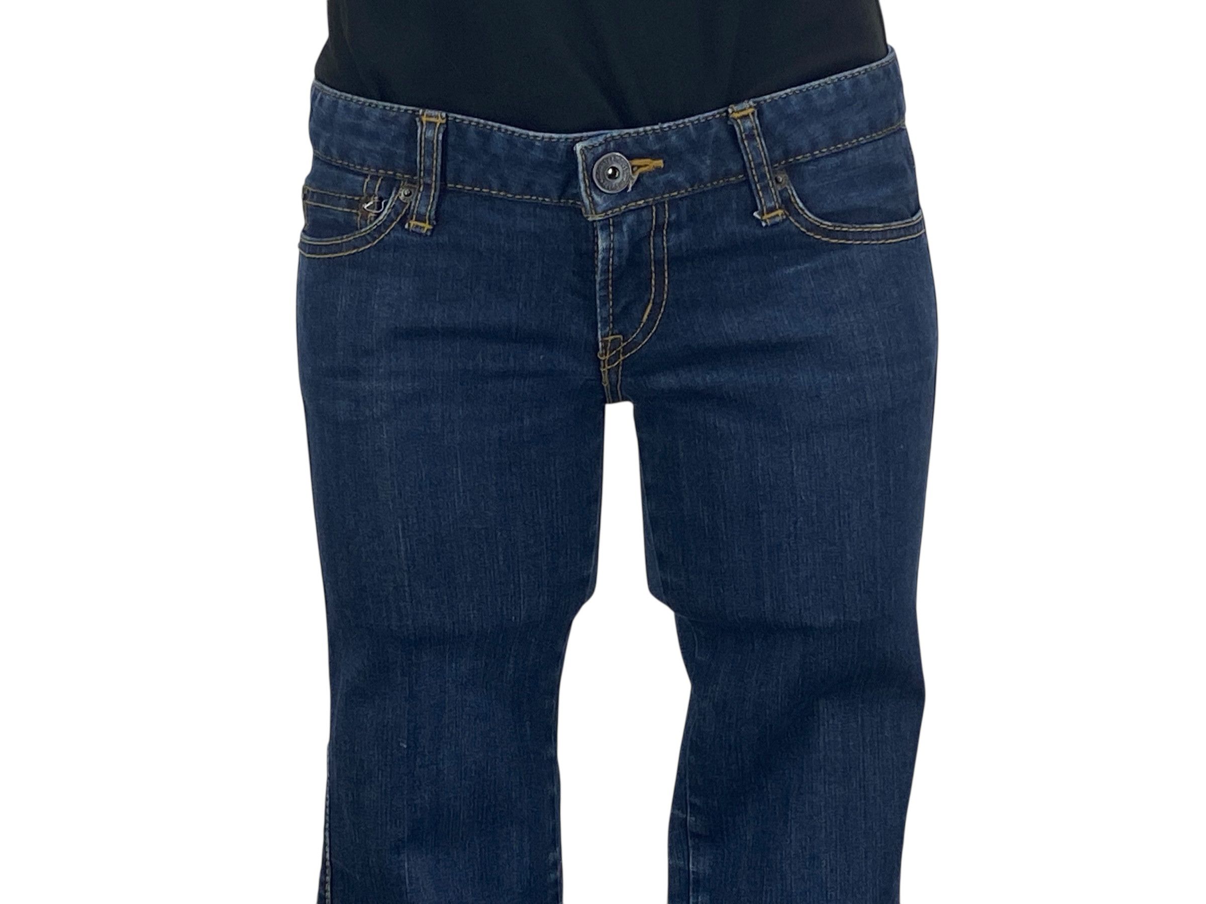 Japanese Brand Skinny Jeans Low Rise Women Jeans Size 26" / US 2 / IT 38 - 3 Thumbnail