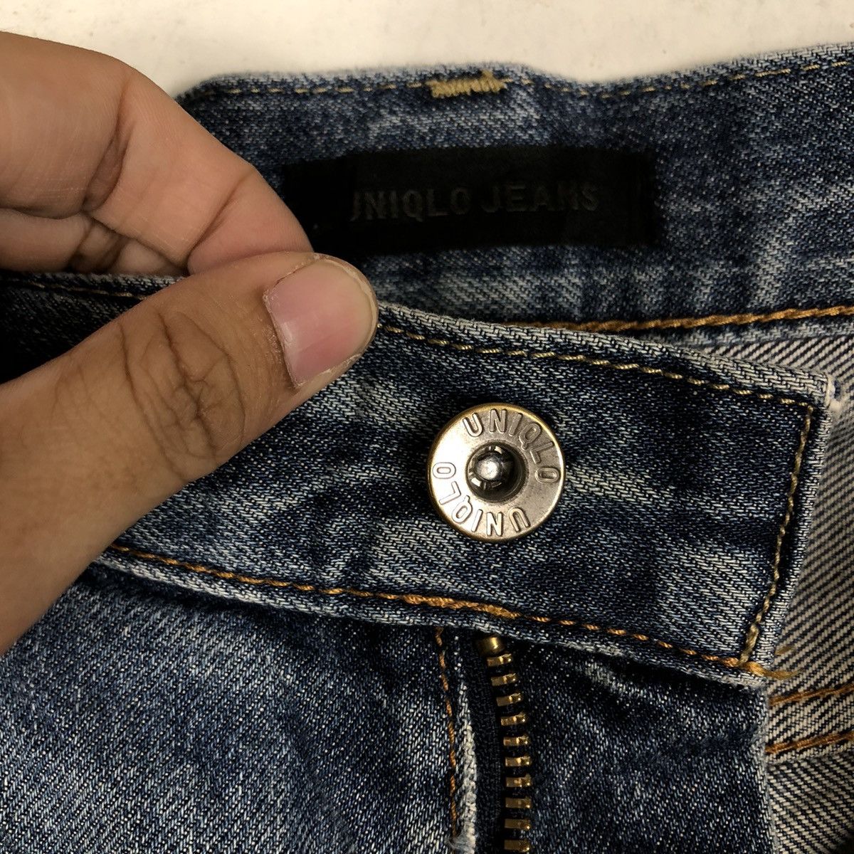 Japanese Brand 🔥RARE DISTRESSED DENIM UNIQLO JEANS JAPAN ISSEY MIYAKE Size US 29 - 13 Thumbnail