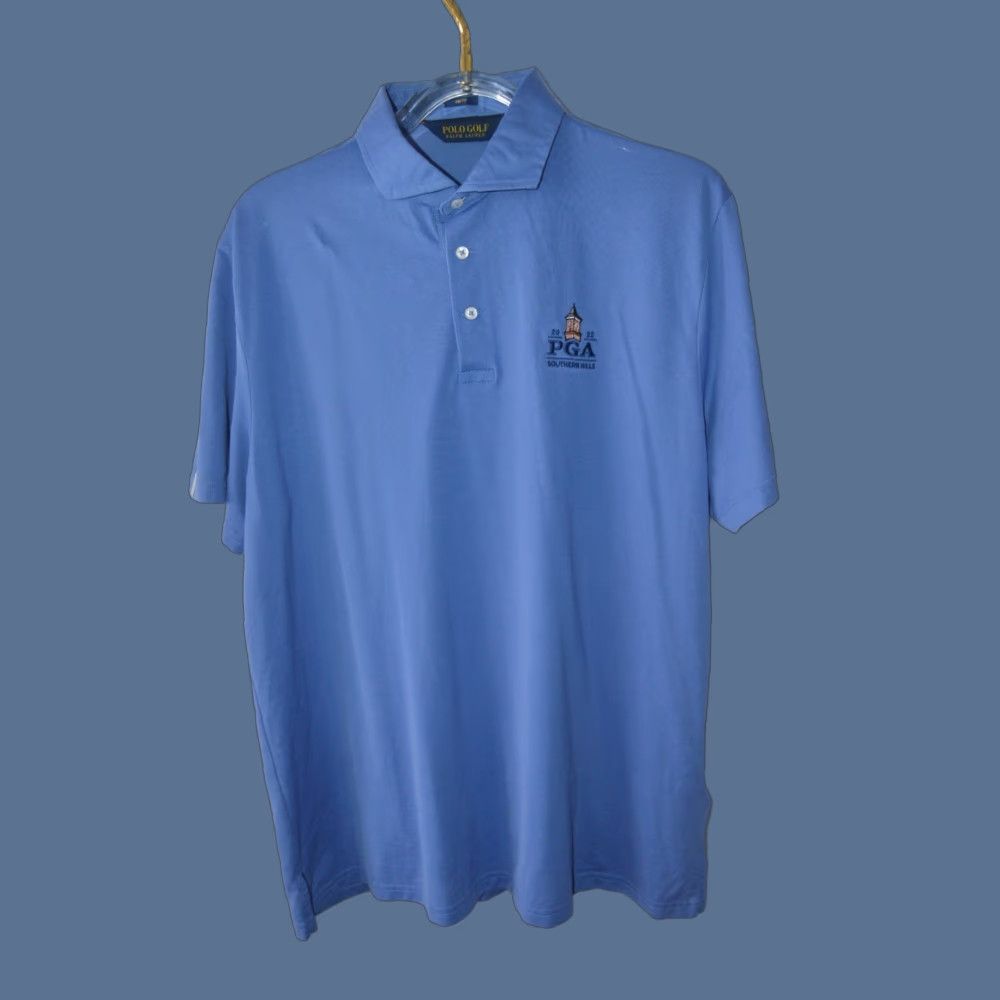 Polo Ralph Lauren Polo Ralph Lauren Polo Shirt Blue Cotton Blend Pro Fit XXL Golf Polo Shirt Men Size US XXL / EU 58 / 5 - 1 Thumbnail