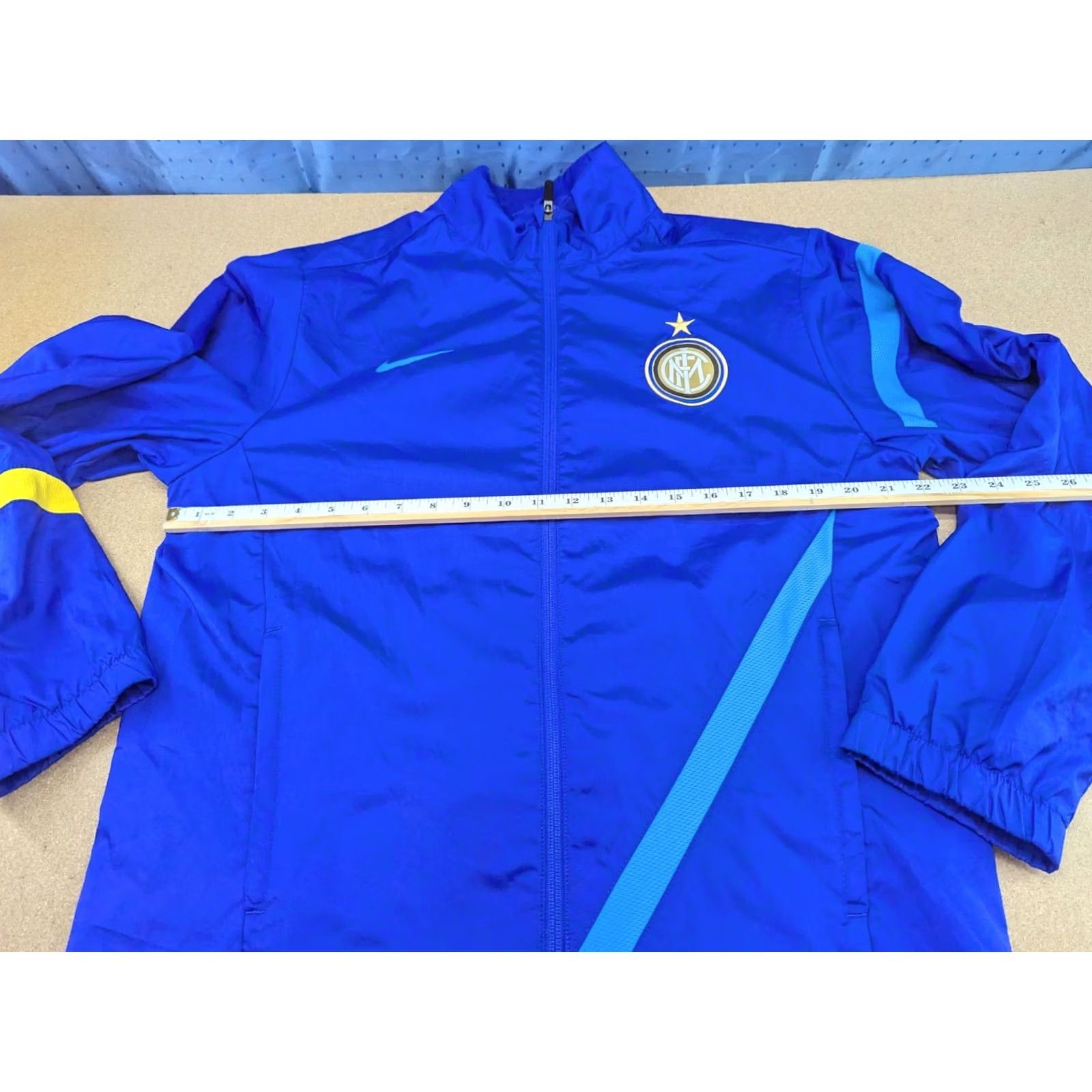 Nike Nike FC Milan 2012-2013 Mens Training Jacket Sz M Full Zip Football Adult Blue Size US M / EU 48-50 / 2 - 7 Thumbnail