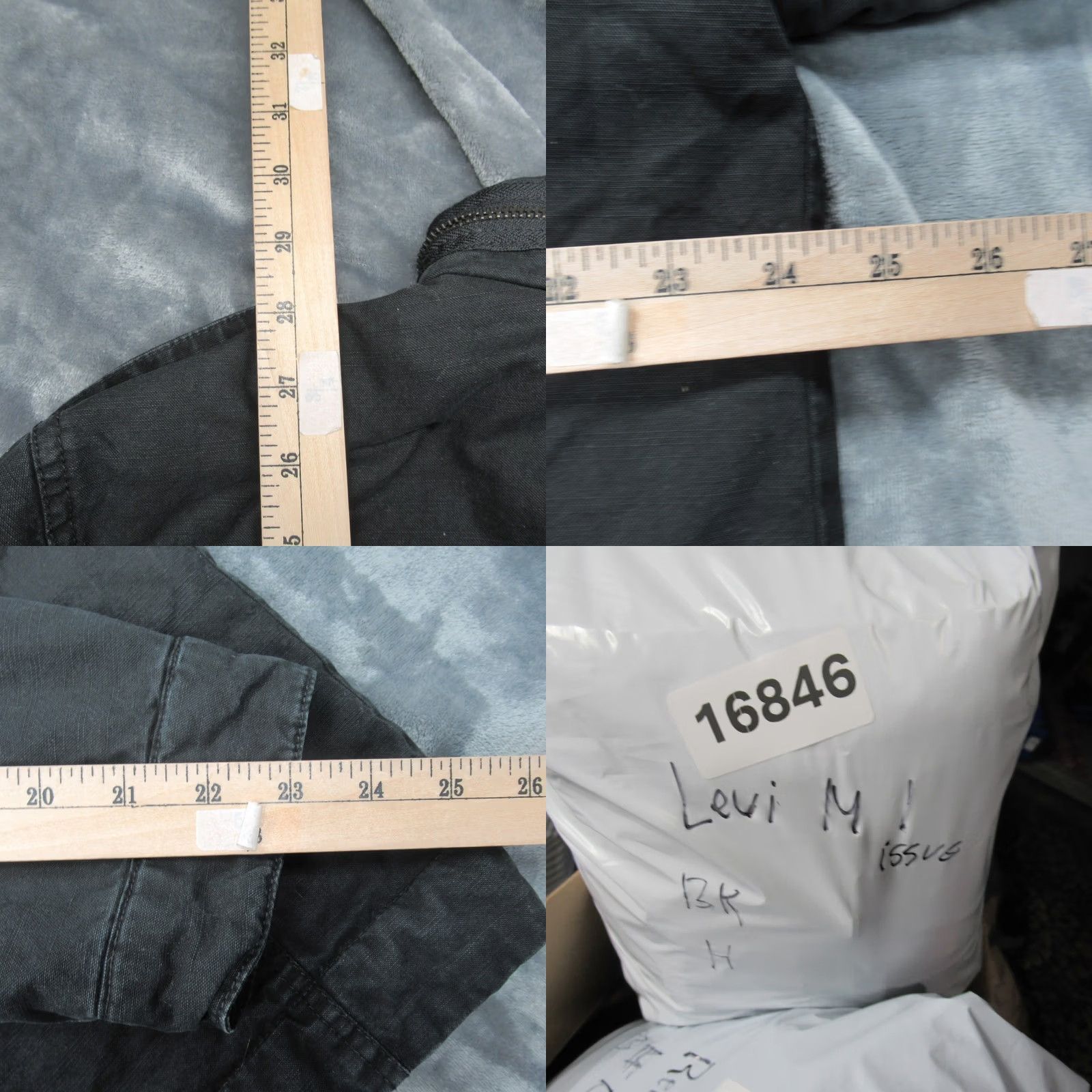 Vintage VINTAGE Levis Jacket Mens XL Black Quilted Canvas Insulated Pockets Utility Work Casual Size US XL / EU 56 / 4 - 9 Thumbnail