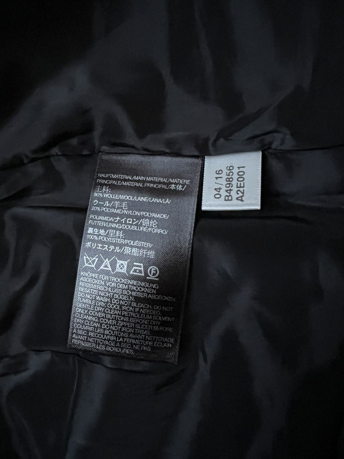Y-3 Y-3 Black Wool Cargo Pants Size US 30 / EU 46 - 8 Thumbnail
