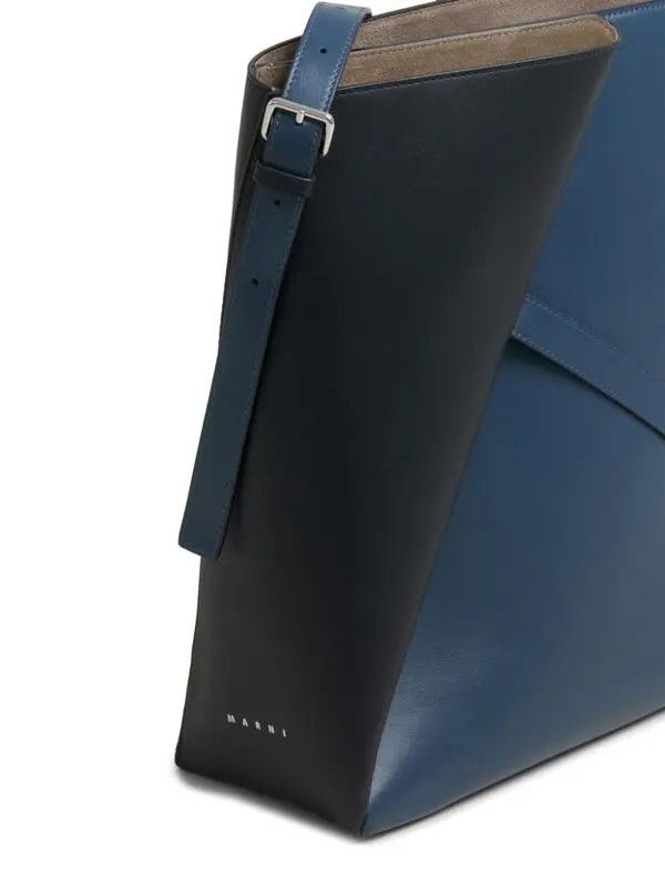 Marni o1w1db11125 Size :OS /Reverse Shoulder Bag in Black/Blue Size ONE SIZE - 4 Thumbnail