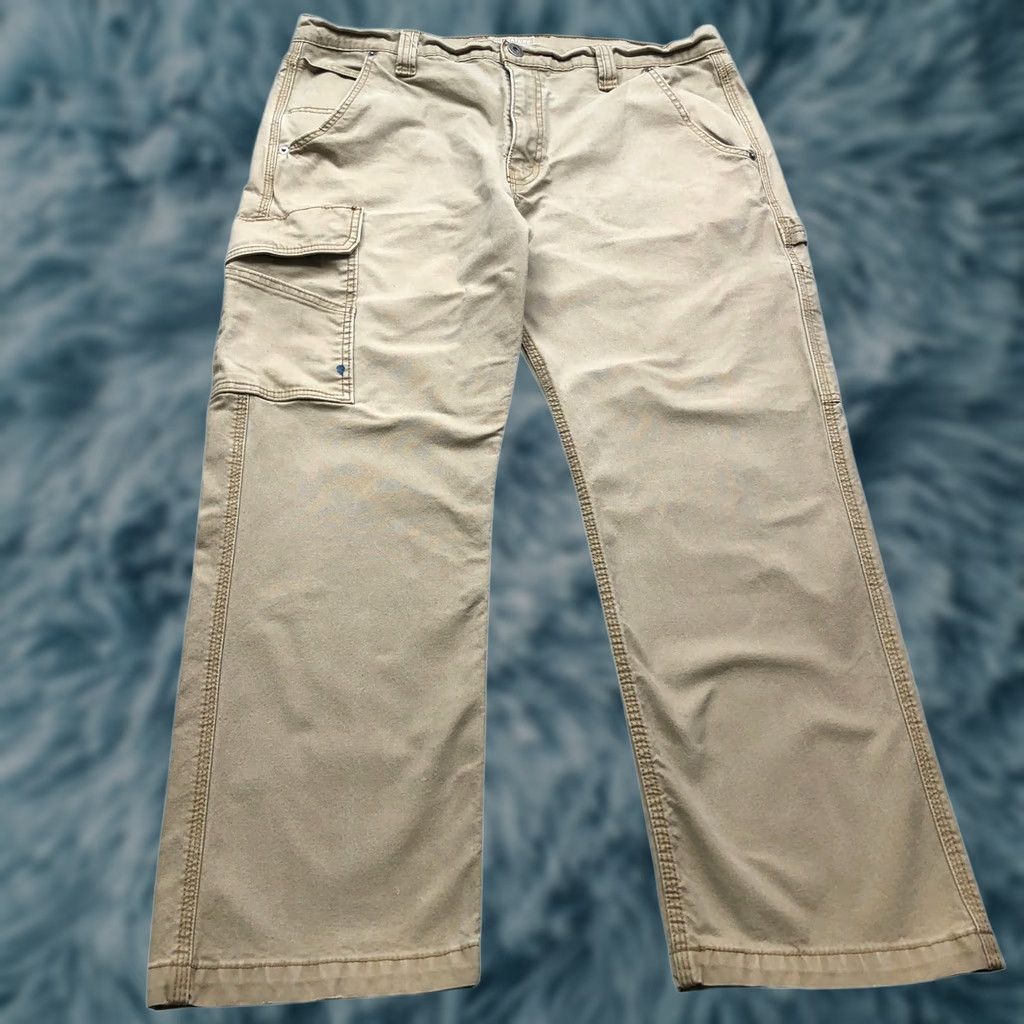 Levi's Signature By Levi's Carpenter Cargo Hiking Pants Mens 38x30 Brown Size US 38 / EU 54 - 1 Thumbnail