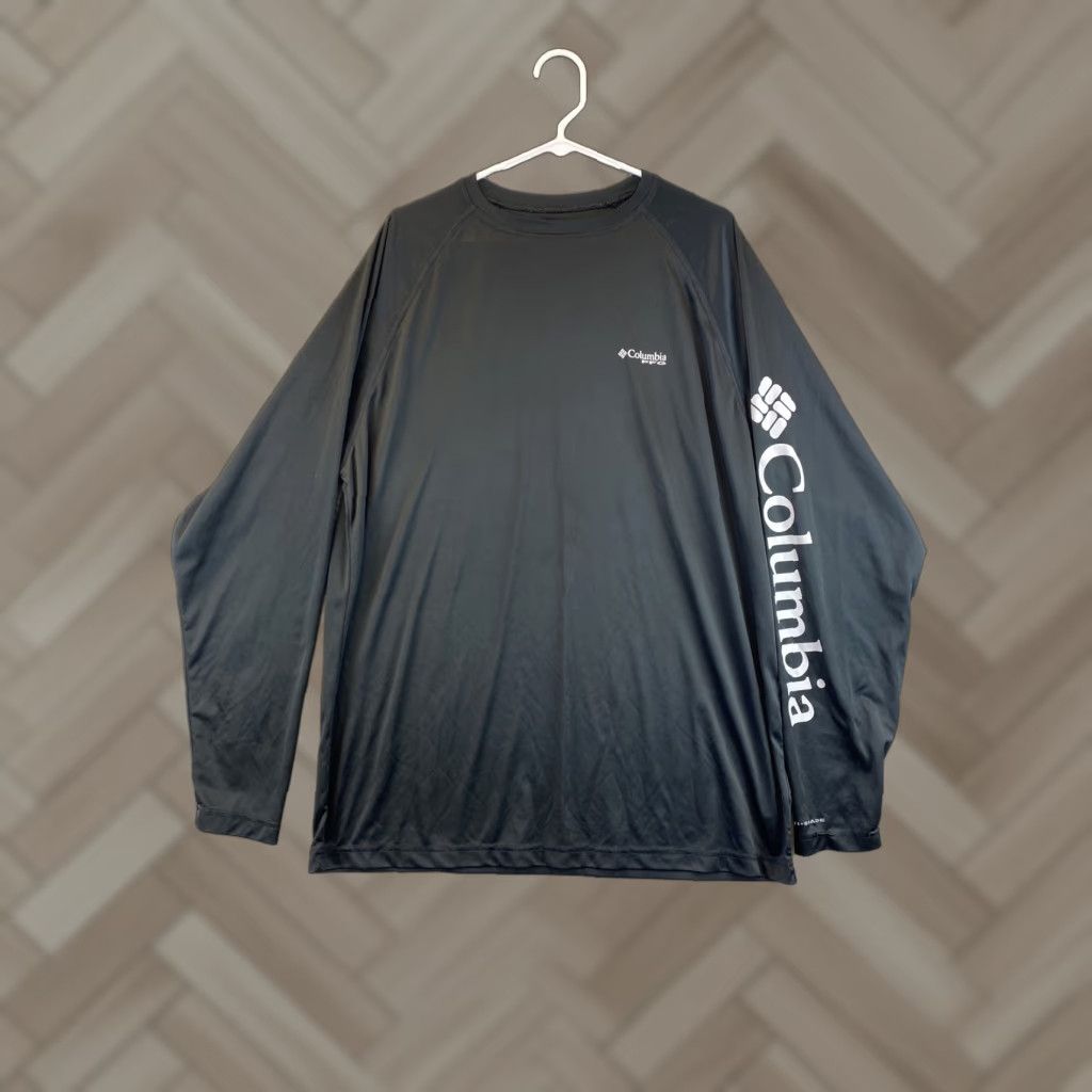 Vintage COLUMBIA Men's Azurad Long Sleeve Graphic T-Shirt XL Black Stretch Size US XL / EU 56 / 4 - 1 Thumbnail
