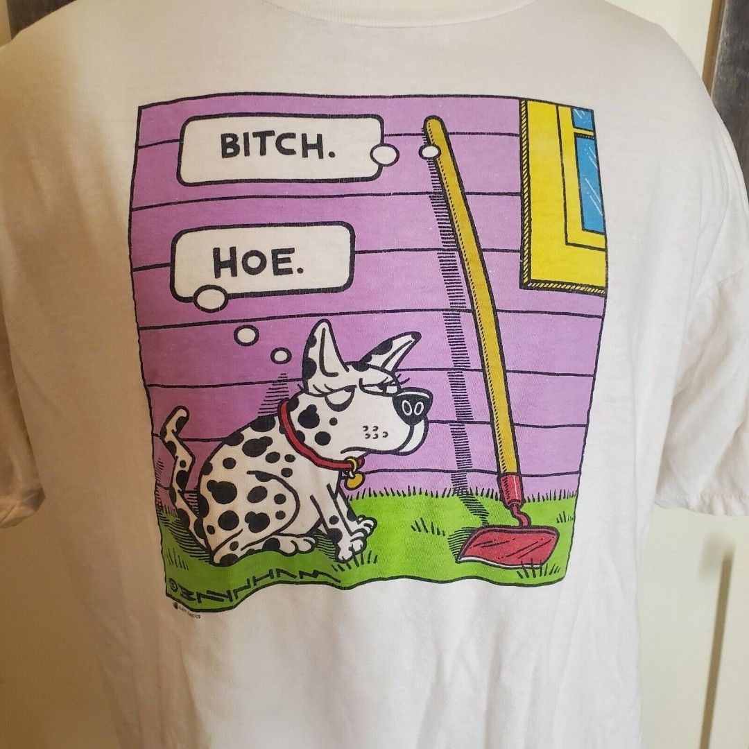 Vintage Vintage 90s John Baynham Cartoon T-Shirt Tremmel Funny Joke Size US XL / EU 56 / 4 - 5 Thumbnail