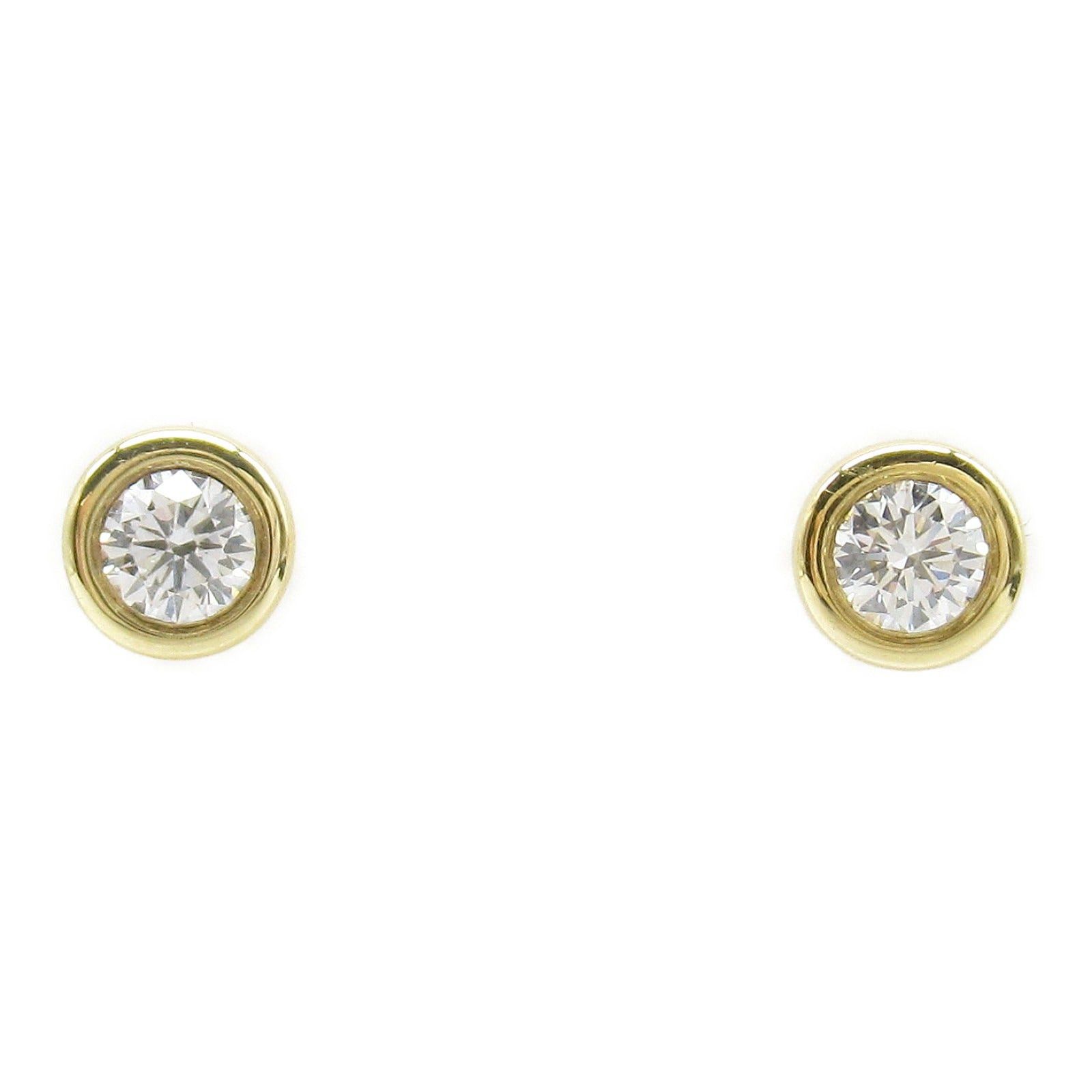 Tiffany & Co. Tiffany Co By-The-Yard Earrings K18 (Yellow Gold) Diamond Clear Size ONE SIZE - 1 Thumbnail