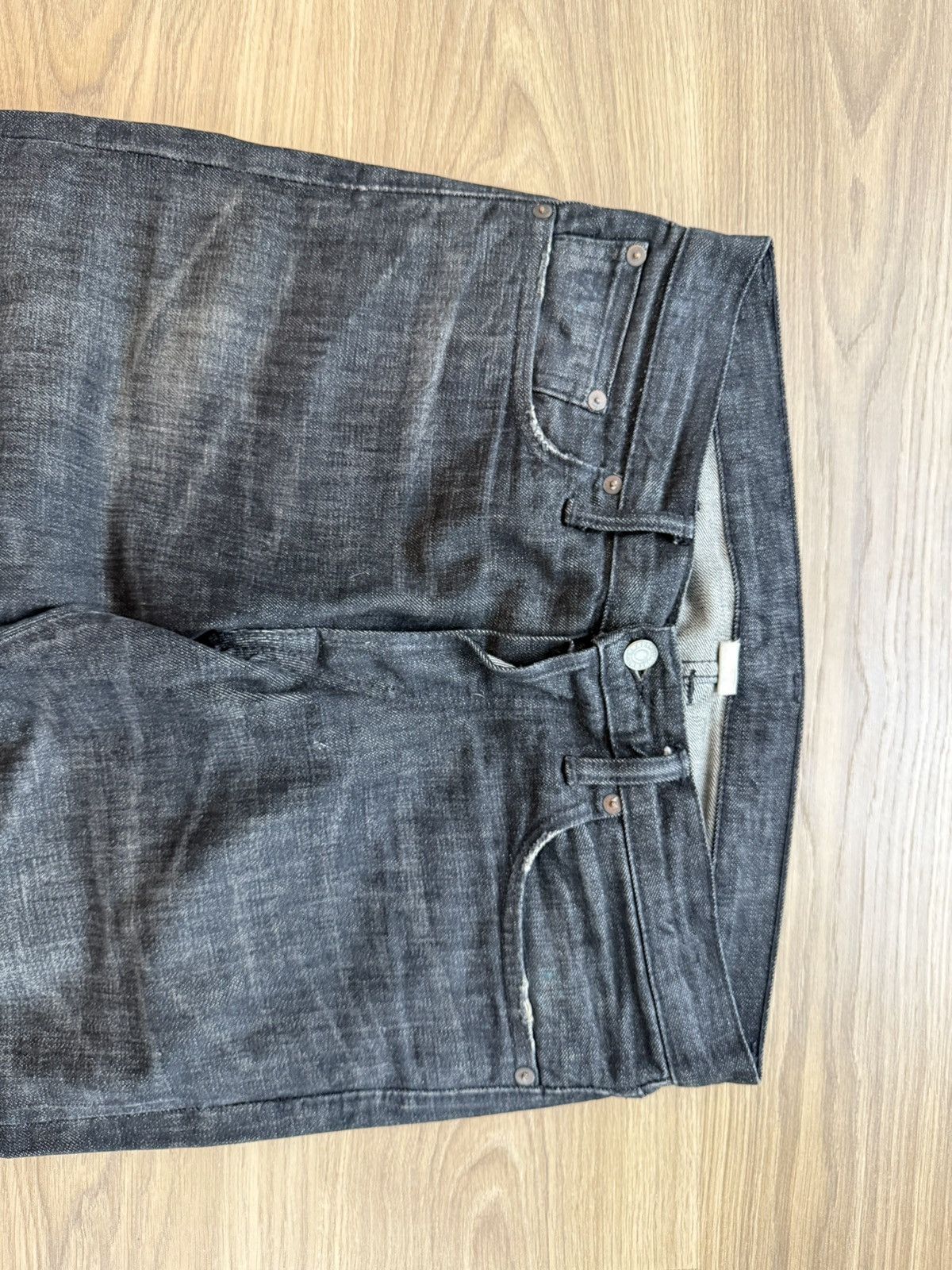 RRL Ralph Lauren RRL Men’s Slim Narrow Jeans, Sz 30 X 32, Black wash Size US 30 / EU 46 - 5 Thumbnail