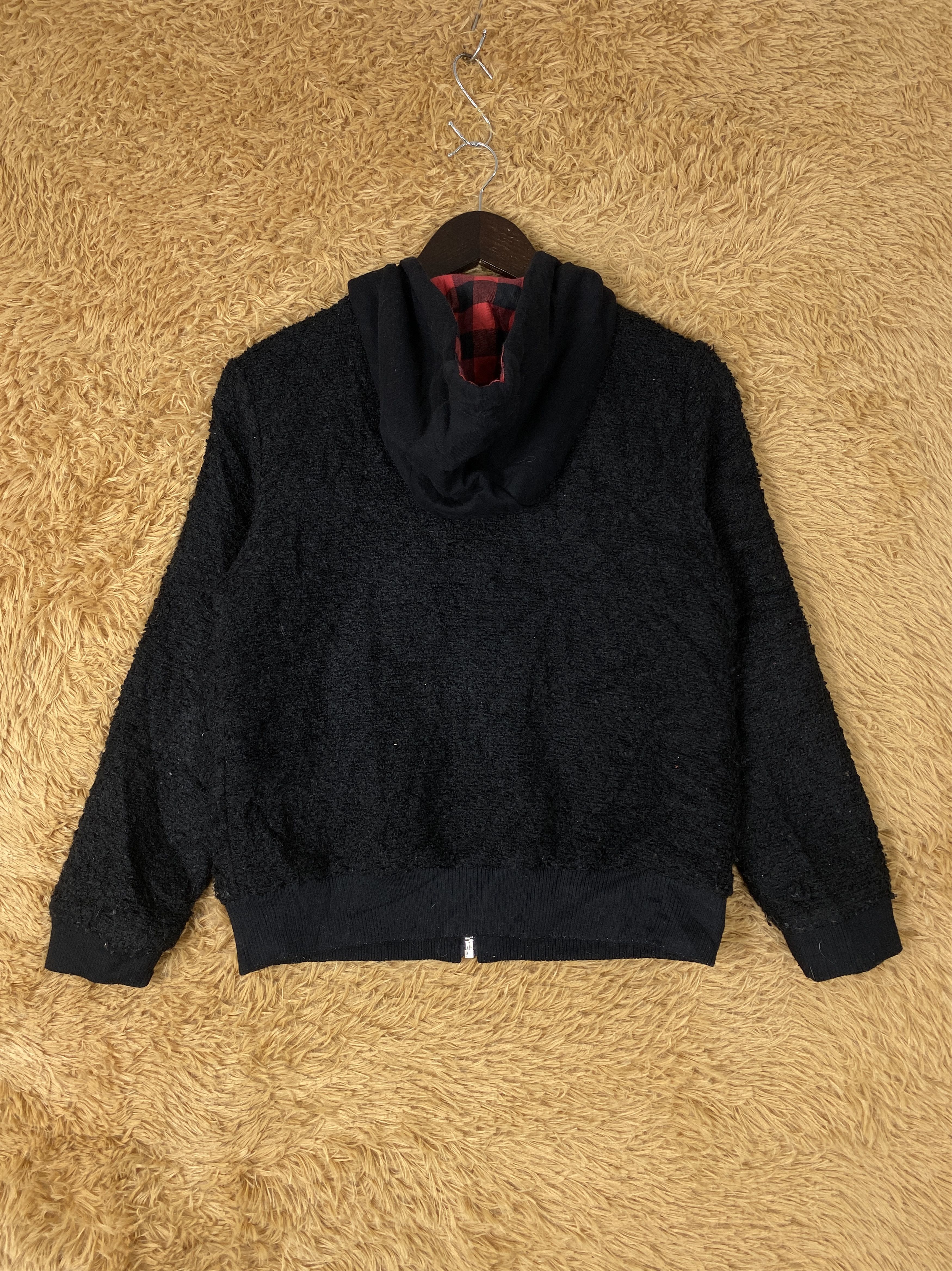 Forever 21 × Vintage Vintage Forever 21 Hoodie Wool Jacket Size S / US 4 / IT 40 - 5 Thumbnail