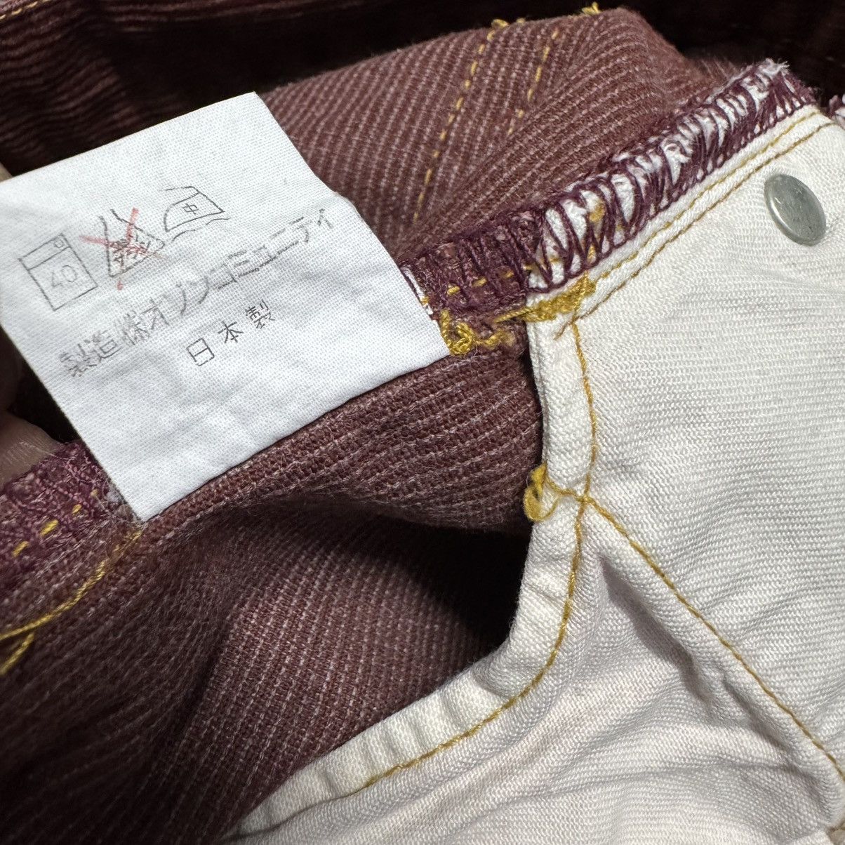 Hysteric Glamour Hysteric Glamour Corduroy Maroon Jeans Size 29" - 21 Thumbnail