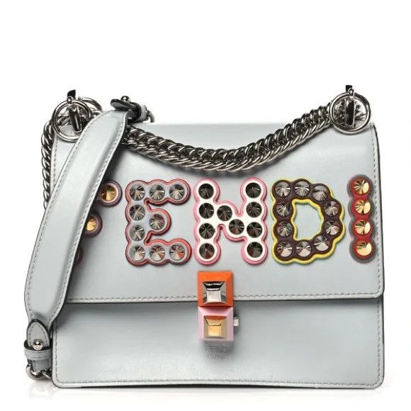 Fendi Fendi Liberty Fun Fair Kan Shoulder Bag in Grigio Perla Size ONE SIZE - 1 Thumbnail