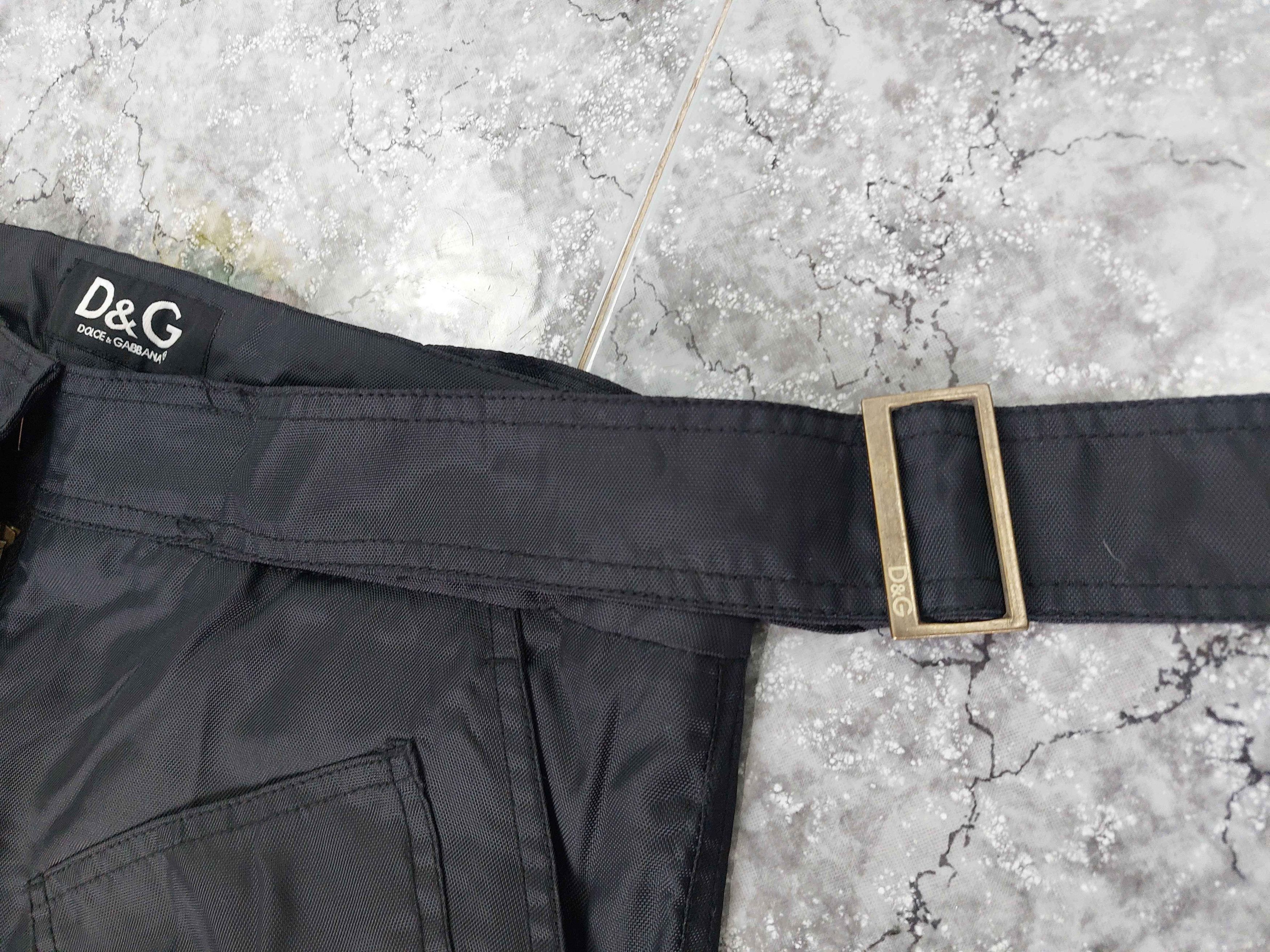 Dolce & Gabbana Dolce and Gabbana D&G wide-leg Flared Cargo Parachute pants Size US 30 / EU 46 - 11 Thumbnail
