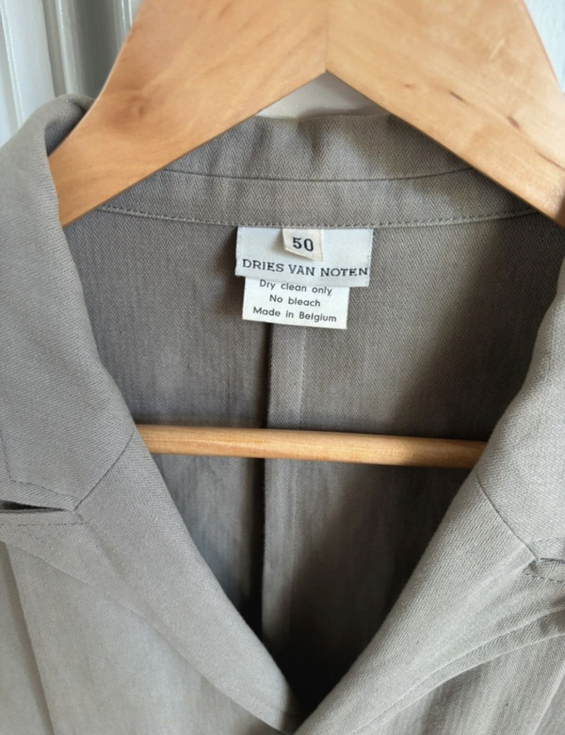 Dries Van Noten Belgian made, deconstructed linen Blazer '90 Size US M / EU 48-50 / 2 - 3 Thumbnail
