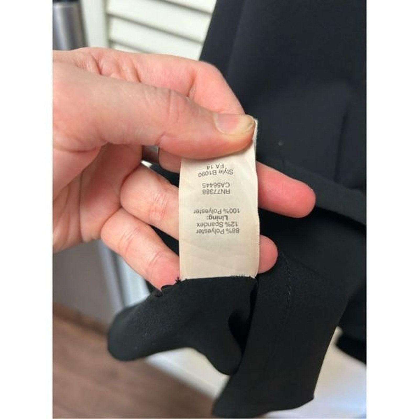 Madewell MADEWELL Anywhere Fit & Flare Black Dress, Sz 0, MSRP $148 Size XS / US 0-2 / IT 36-38 - 8 Thumbnail