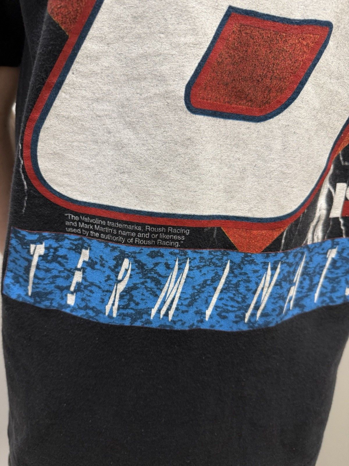 NASCAR Vintage Mark Martin Terminator T-Shirt Nascar Single Stitch Size US L / EU 52-54 / 3 - 9 Thumbnail