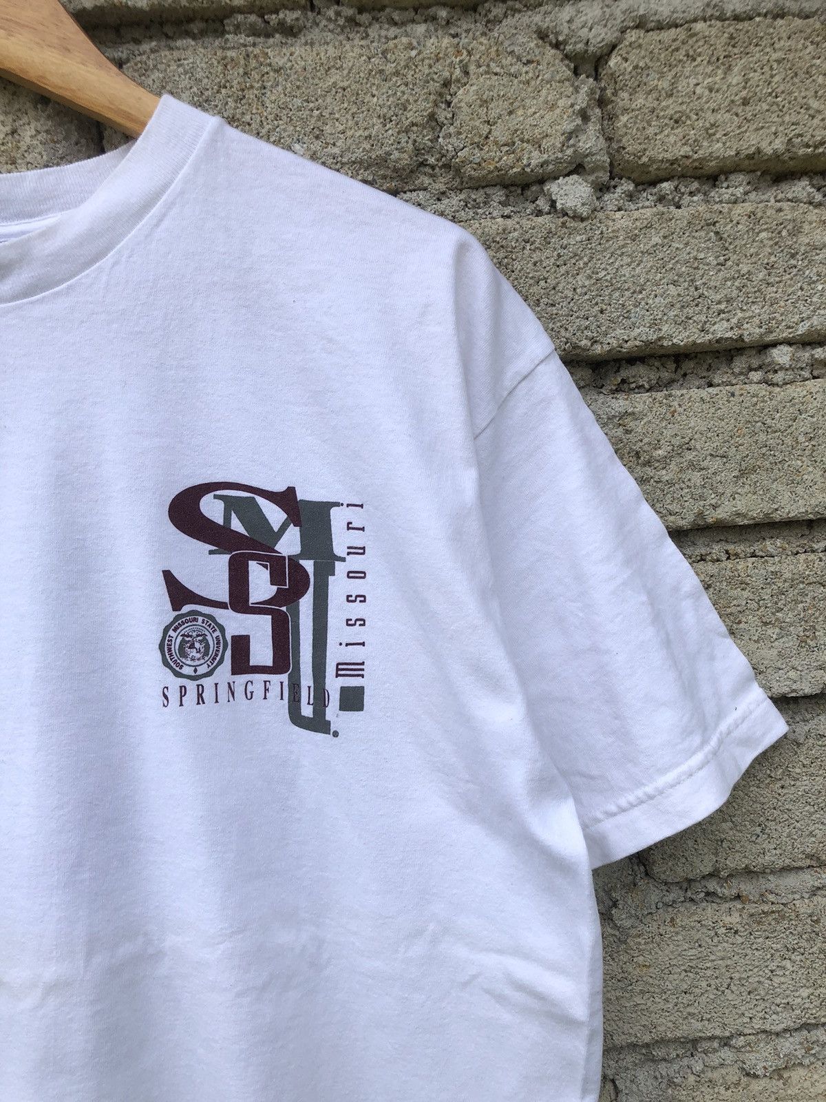 Japanese Brand × Vintage Vintage 90s Jansport Southwest Missouri State University Tee Size US L / EU 52-54 / 3 - 9 Thumbnail