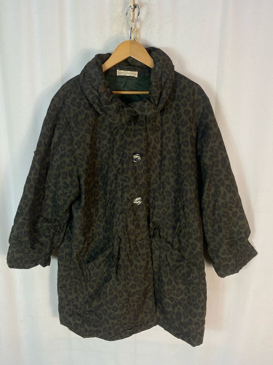 Designer Vintage cecchi marianna leopard button up jacket Size L / US 10 / IT 46 - 1 Thumbnail