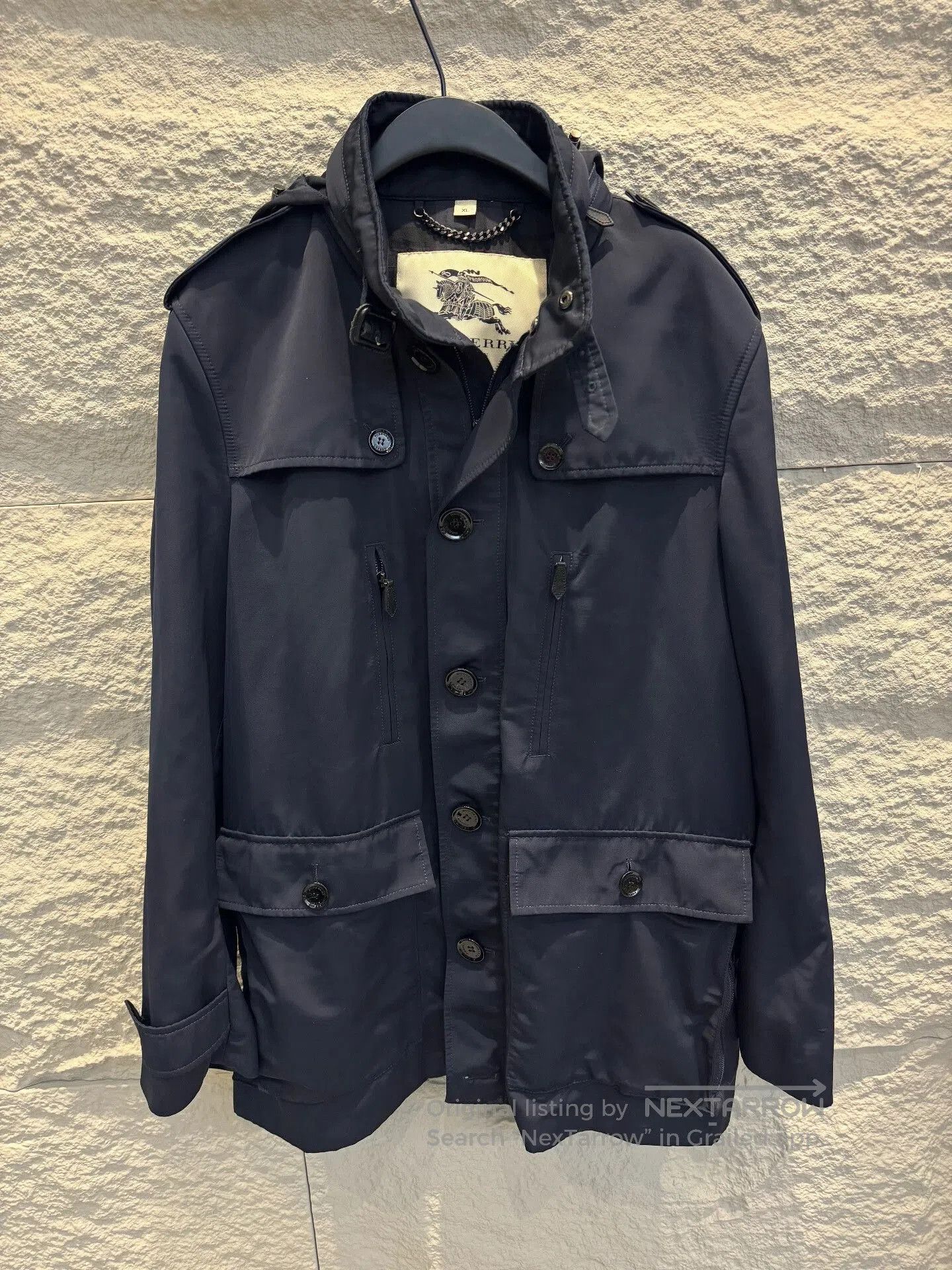 Burberry Burberry Men's Navy Jacket. Size US XL / EU 56 / 4 - 1 Thumbnail
