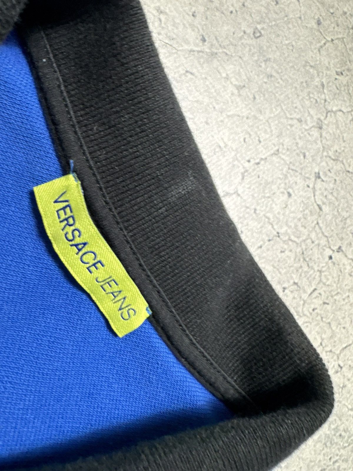 Versace Jeans Couture Versace Jeans Big Logo Luxury Polo Shirt Blue Size M Size US M / EU 48-50 / 2 - 7 Thumbnail