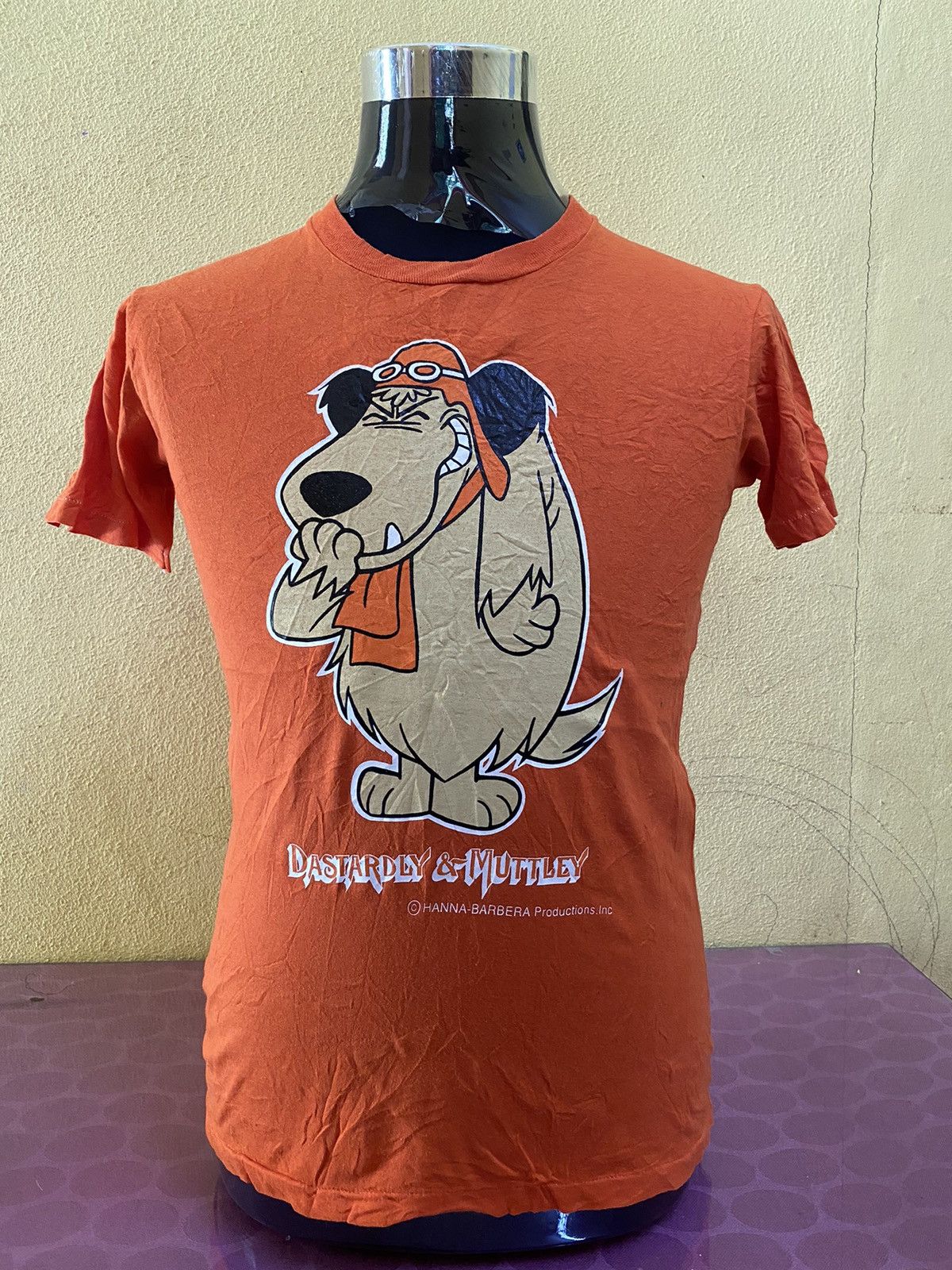 Cartoon Network × Vintage Vintage 90s DASTARDLY & MUTTLEY (Hanna Barbera) Tshirt Size US S / EU 44-46 / 1 - 1 Thumbnail