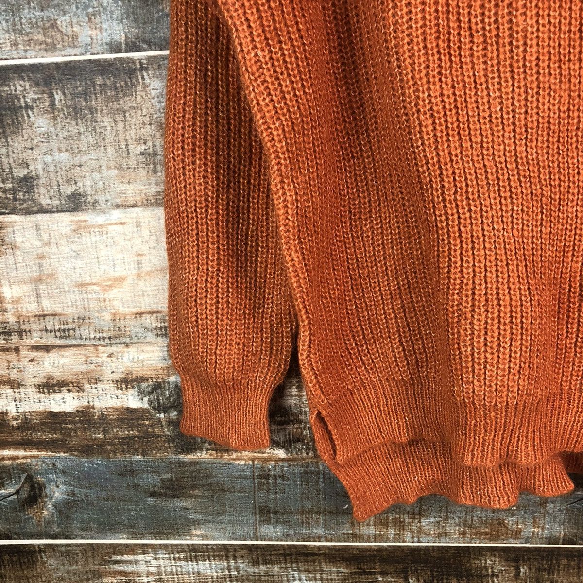 Homespun Knitwear × Japanese Brand Lepsim Orange vintage Knitwear #A2264 Size L / US 10 / IT 46 - 7 Thumbnail