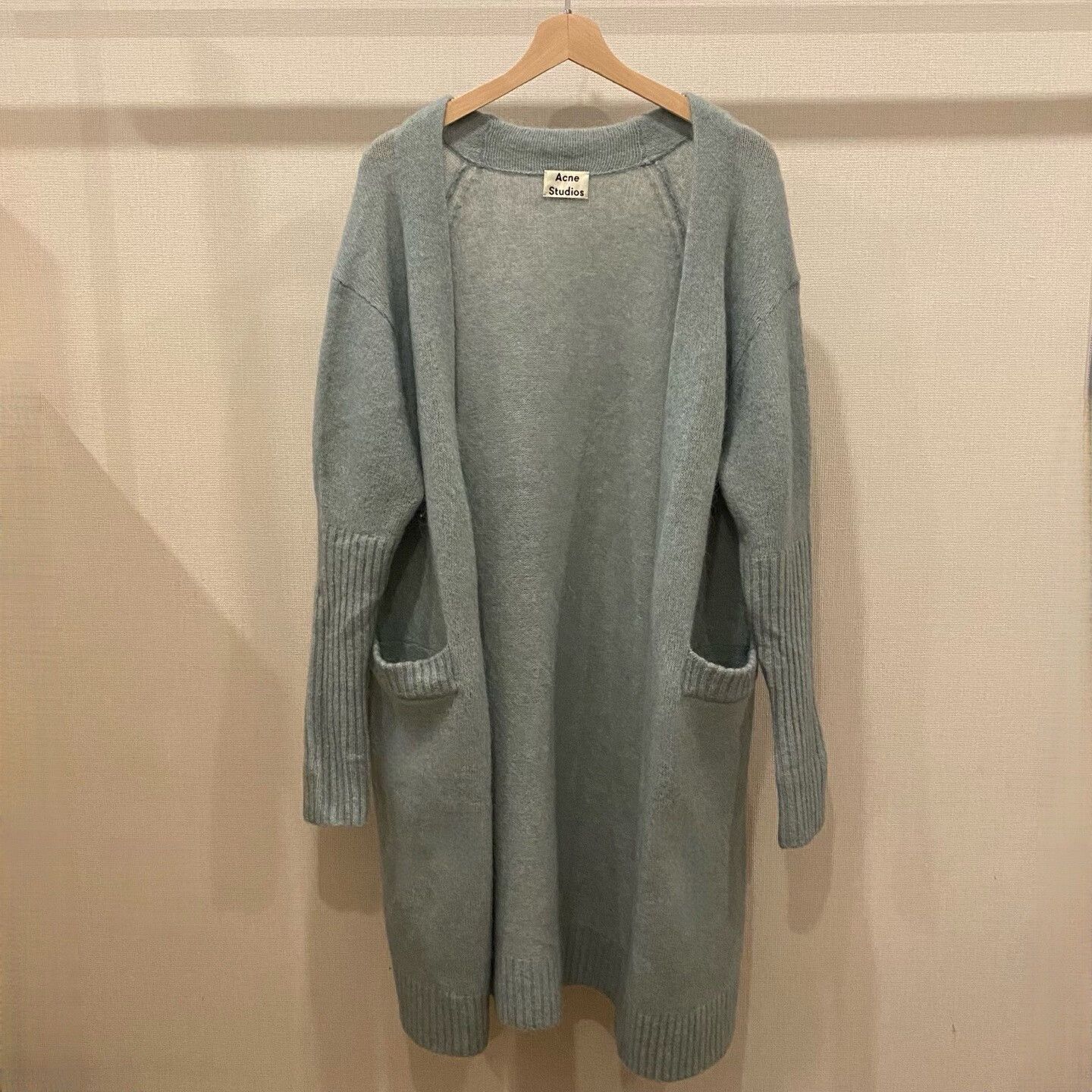 Acne Studios Acne Studios Lake Blue Knit Cardigan XXS Size XXS / US 00 / IT 34 - 1 Thumbnail